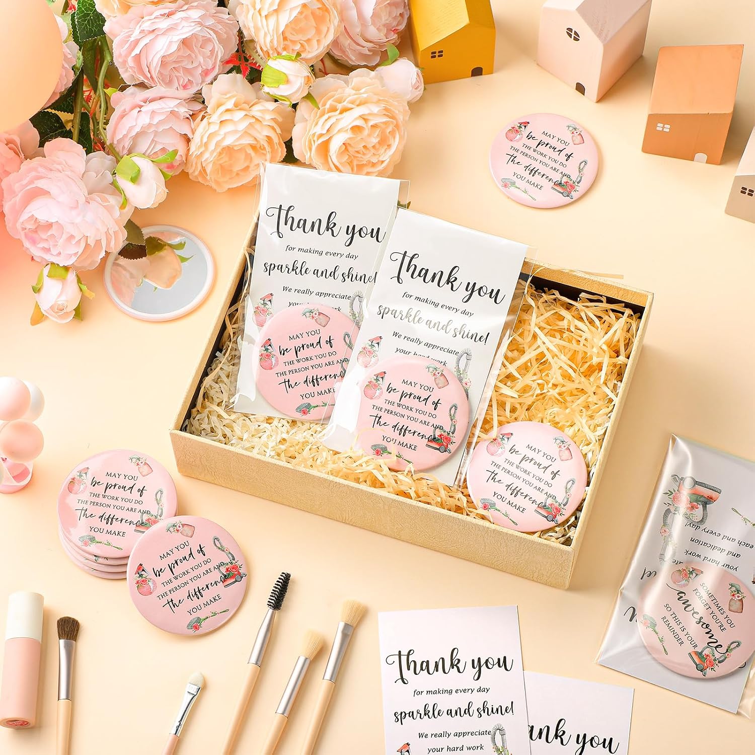 Meanplan 36 Pcs Housekeeping Week Appreciation Gift Women, Vivid Style