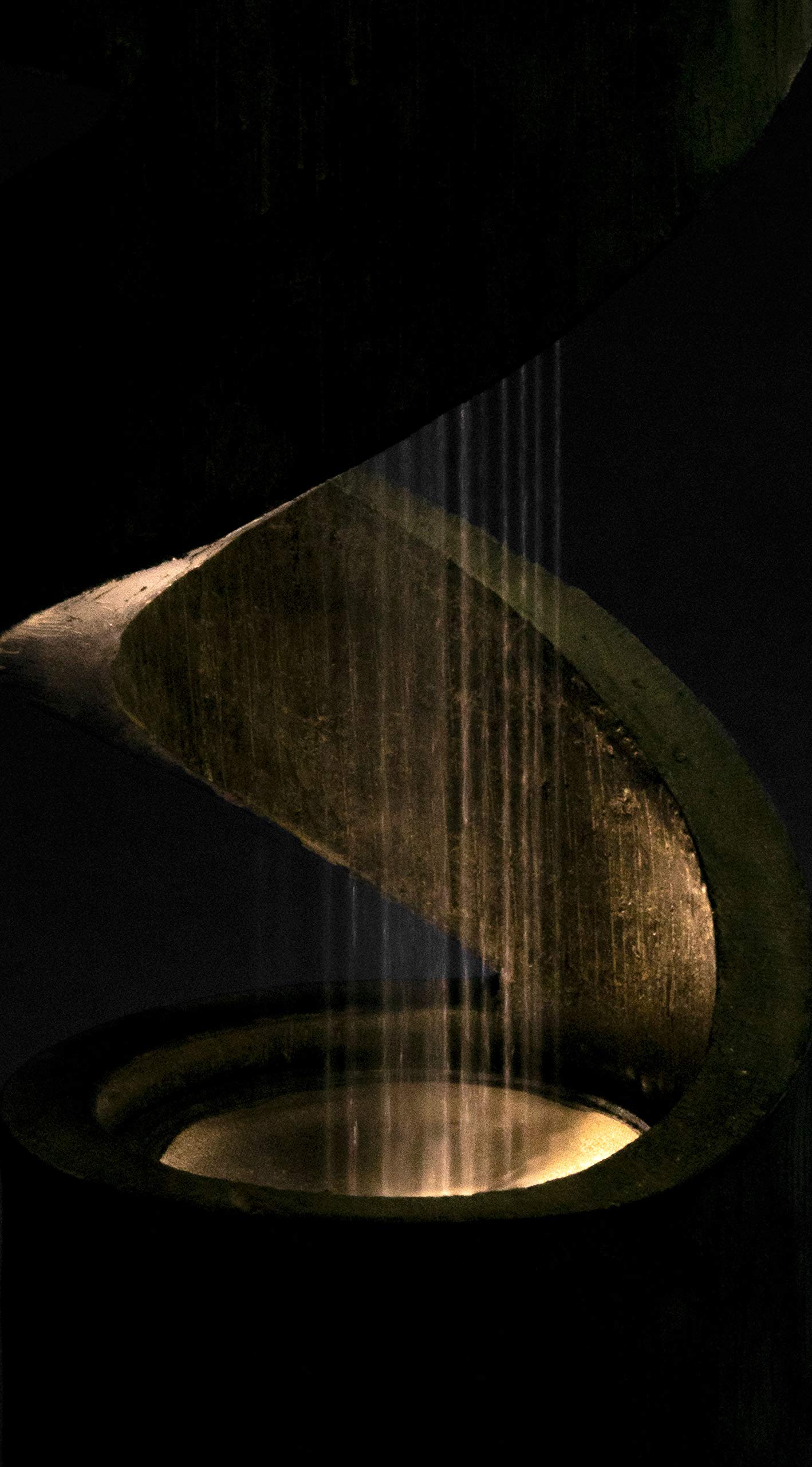 dobar® Fuente de jardín Venus 96160e de diseño Grande, con iluminación LED, Cascada de poliresina, Fuente Decorativa para Exteriores, 31,5 x 31,5 x 79,5 cm
