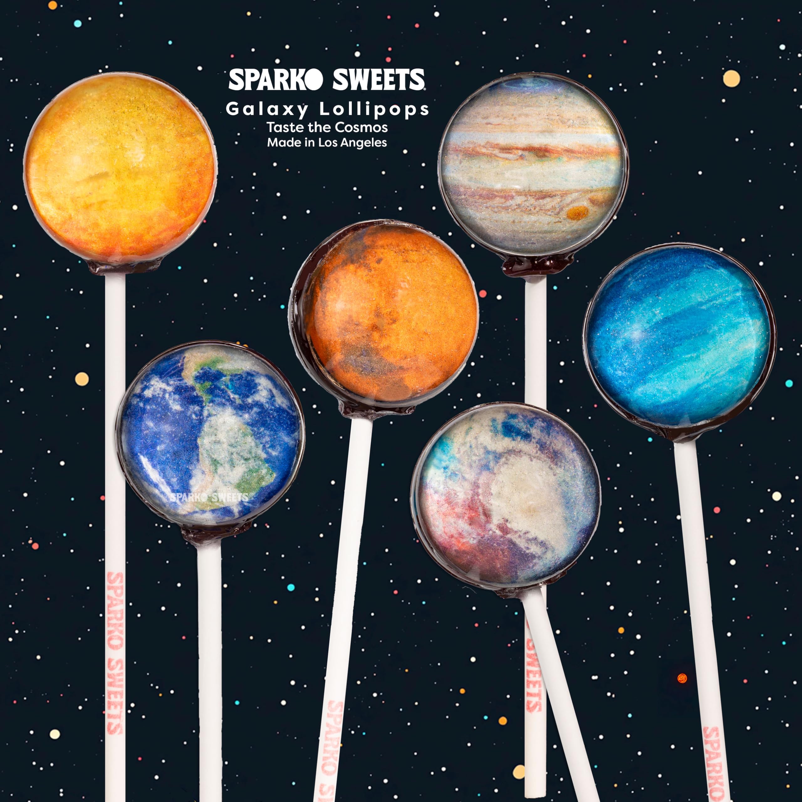 Amazon.com : Sparko Sweets 10 Piece Big Bang Galaxy Lollipops