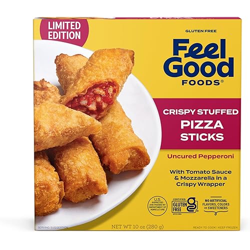 FEEL GOOD FOODS Uncured Pepperoni Pizza Sticks, 10 OZ