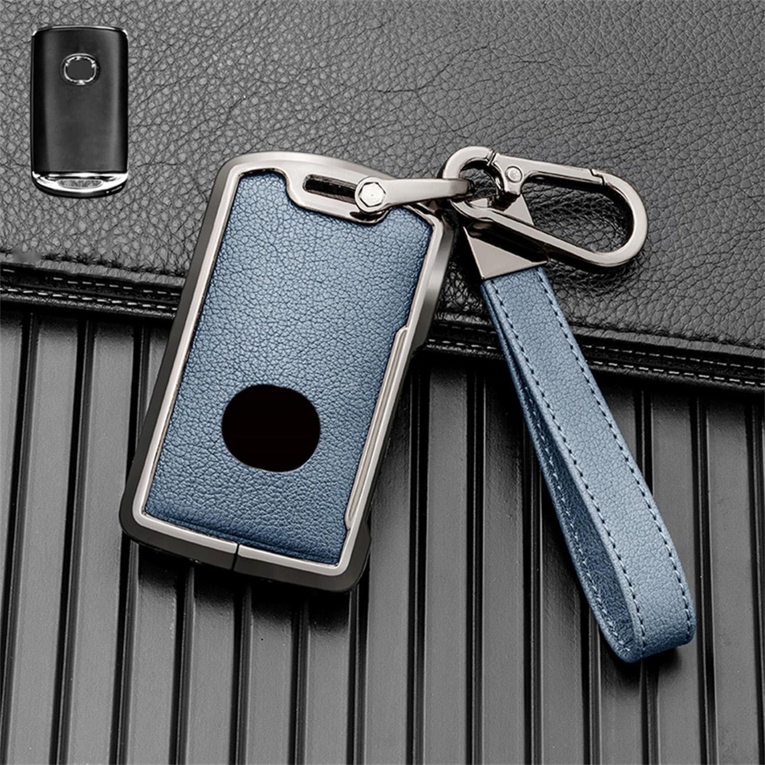 Coque de clé en cuir pour Mazda 3 et CX5 - Protection clé voiture 3 boutons