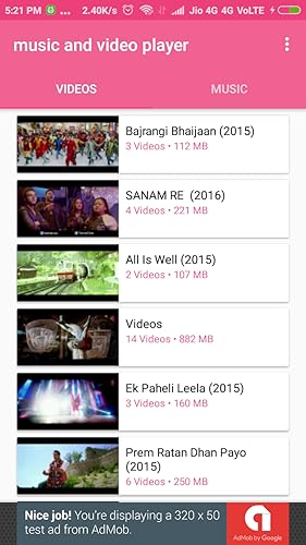 music and video player