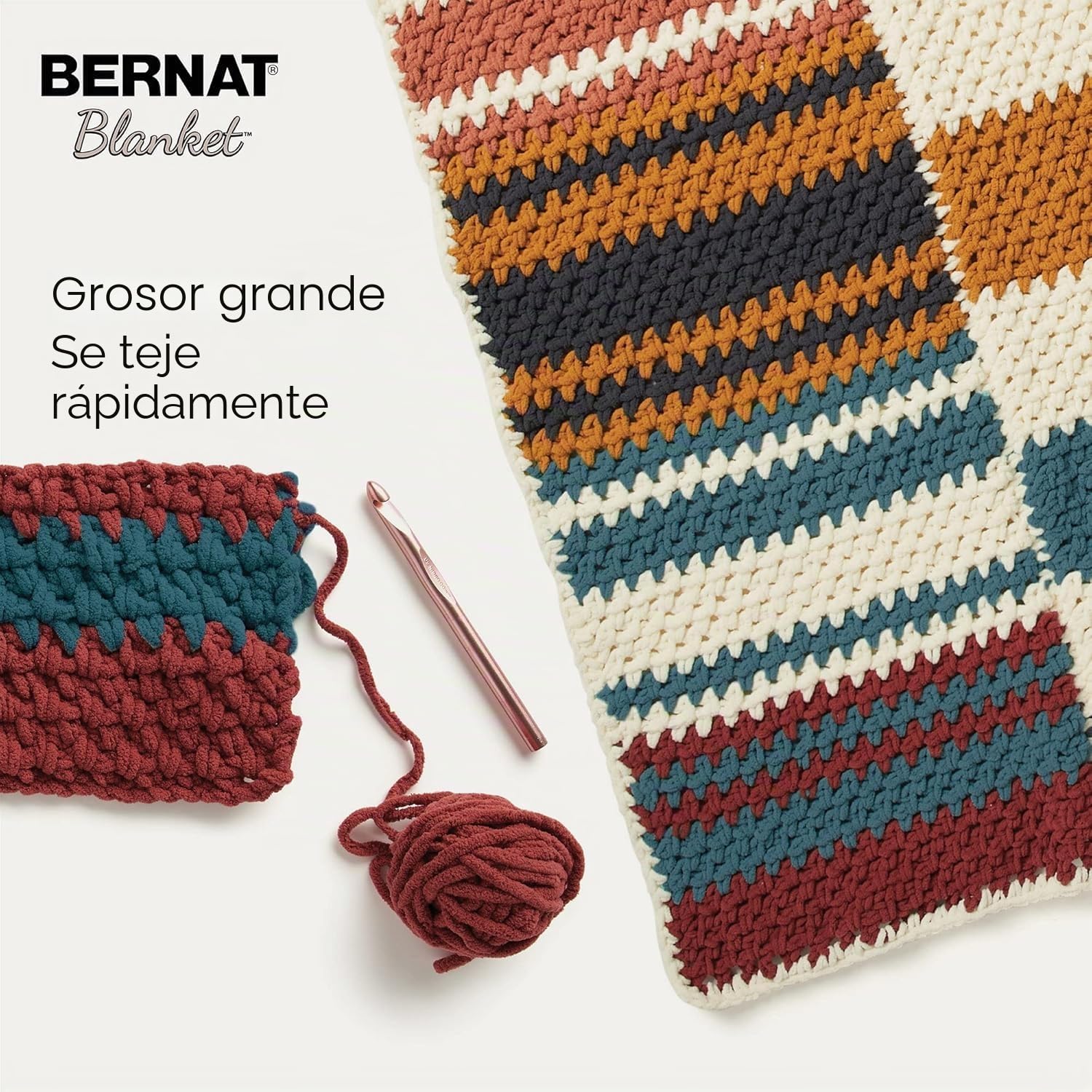 Bernat Manta de hilo BB, verde brumoso