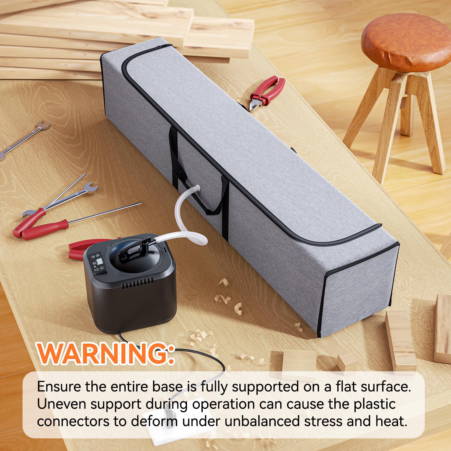 Large Wood Bending Steam Box - Bends Up to 55" -8