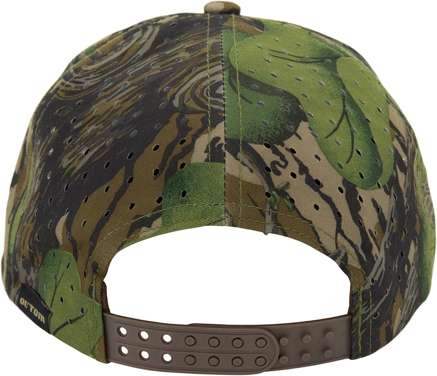 Drake Waterfowl Men's Ol' Tom Perforated Cap | Structured High-Crown Ventinated Adjustable Snapback Hat, One Size Fits Most