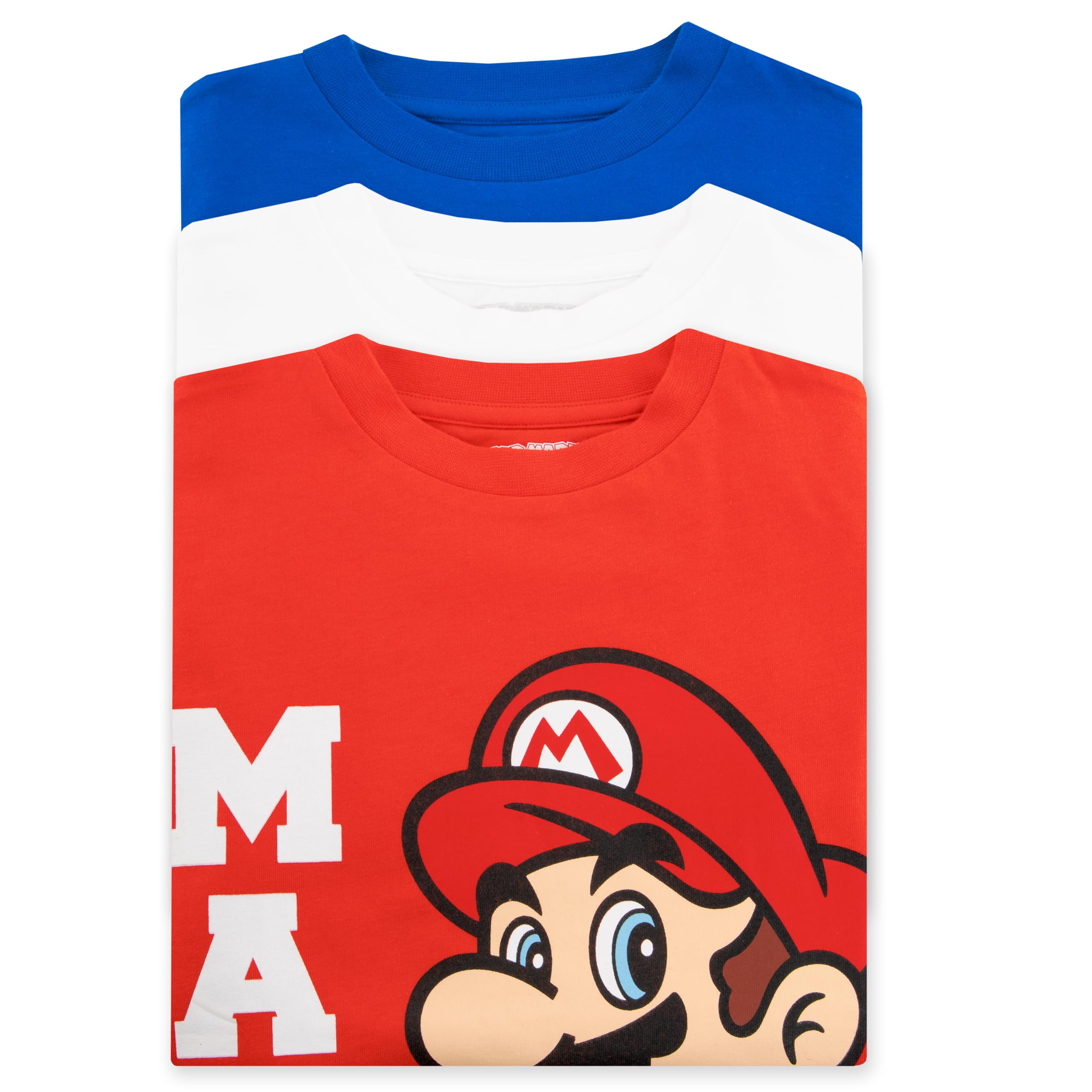 Super Mario Paquete De 3 Camisetas, Camiseta Niño De Mario, Luigi Y Yoshi, Camisetas Niño De Verano Algodón con Motivo Gamer — view 9