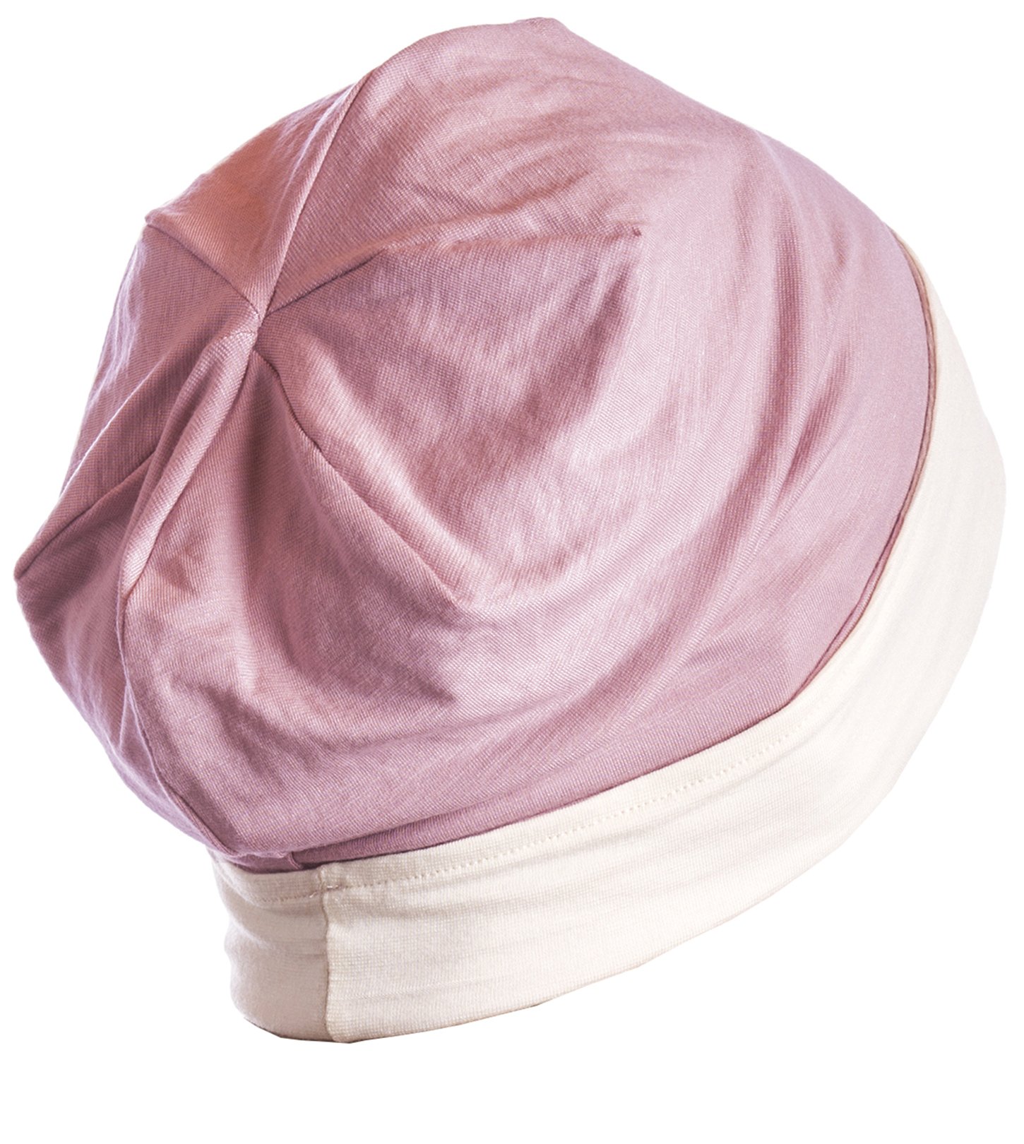 Deresina Headwear Women's Cream-Rose Deresina's Unisex Reversible Bamboo Beanie For Chemo ( - One Size)