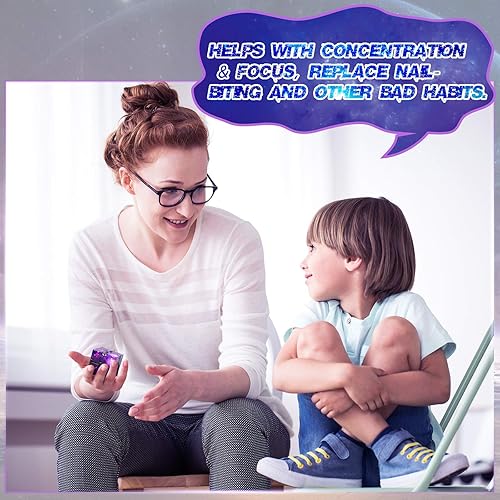 Miniatura 5 de Cubo infinito Fidget cubo juguete para el alivio del estrés y la ansiedad para adultos y niños rompecabezas mágico de mano juguetes cubo para