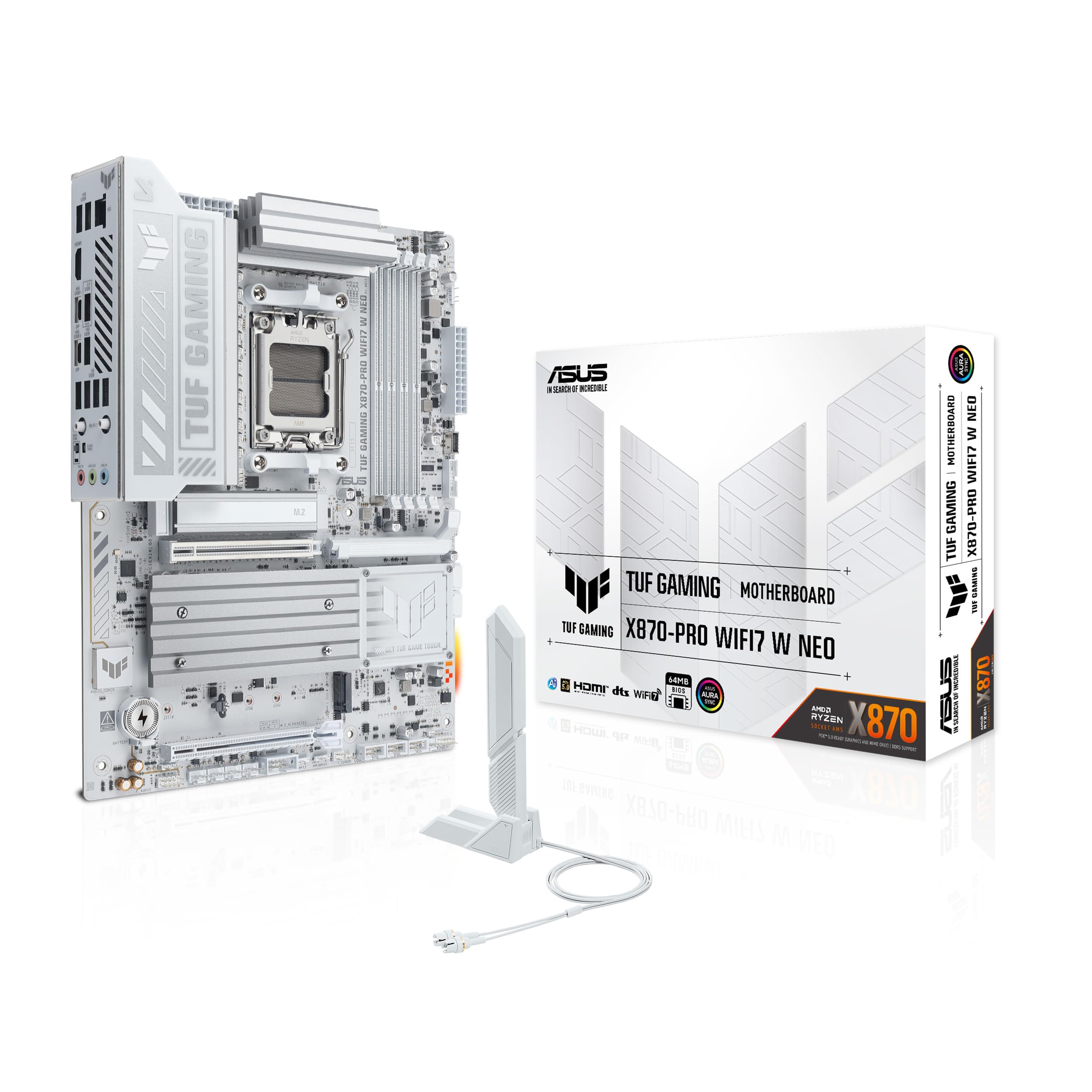 Amazon.com: ASUS TUF Gaming X870-PRO WIFI7 W NEO AM5 ATX