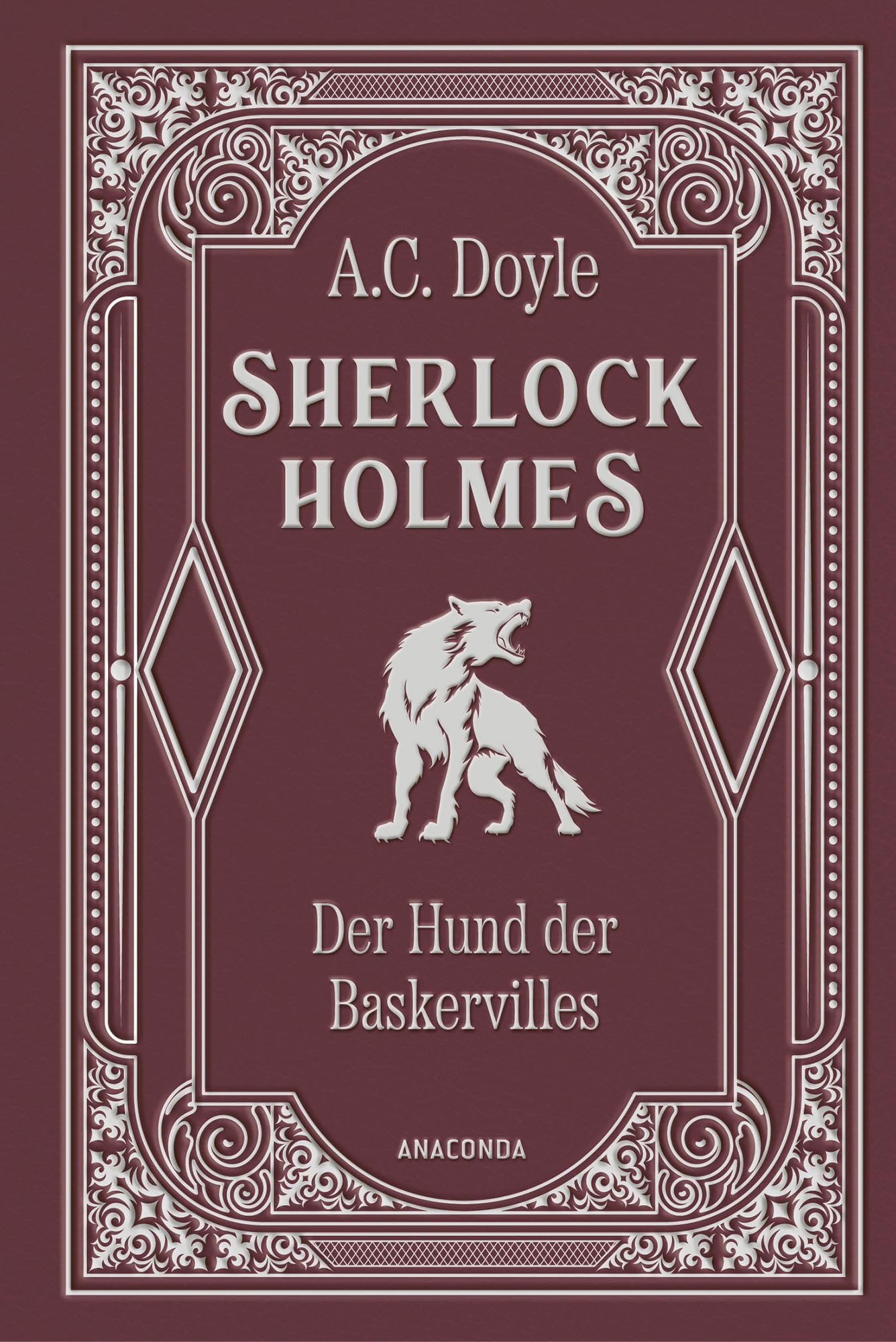 Sherlock Holmes. Der Hund der Baskervilles: Gebunden in Cabra-Leder mit Goldprägung