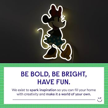 Amazon.co.jp: Yellowpop ネオンサイン 壁装飾 ディズニー