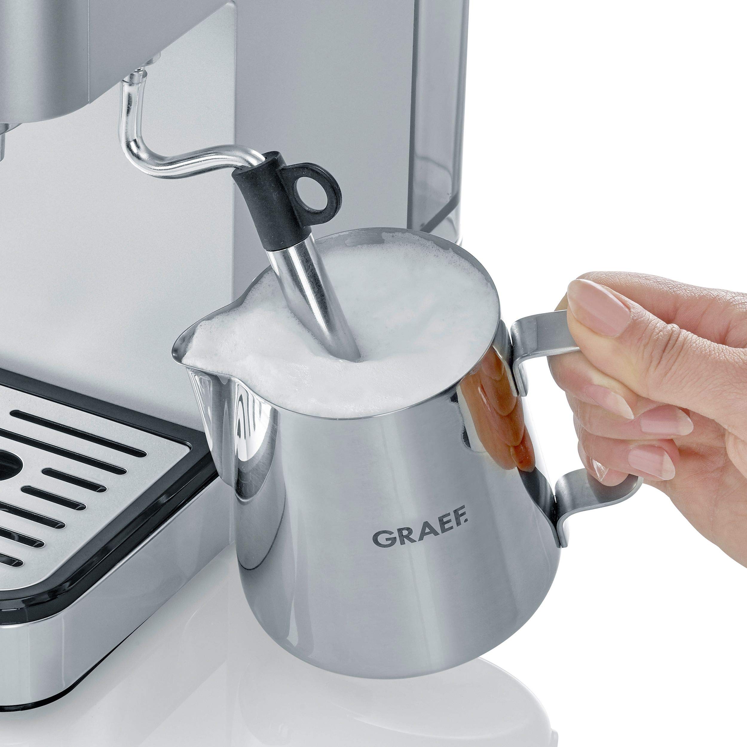 GRAEF Siebträger-Espressomaschine Salita ES400 silber