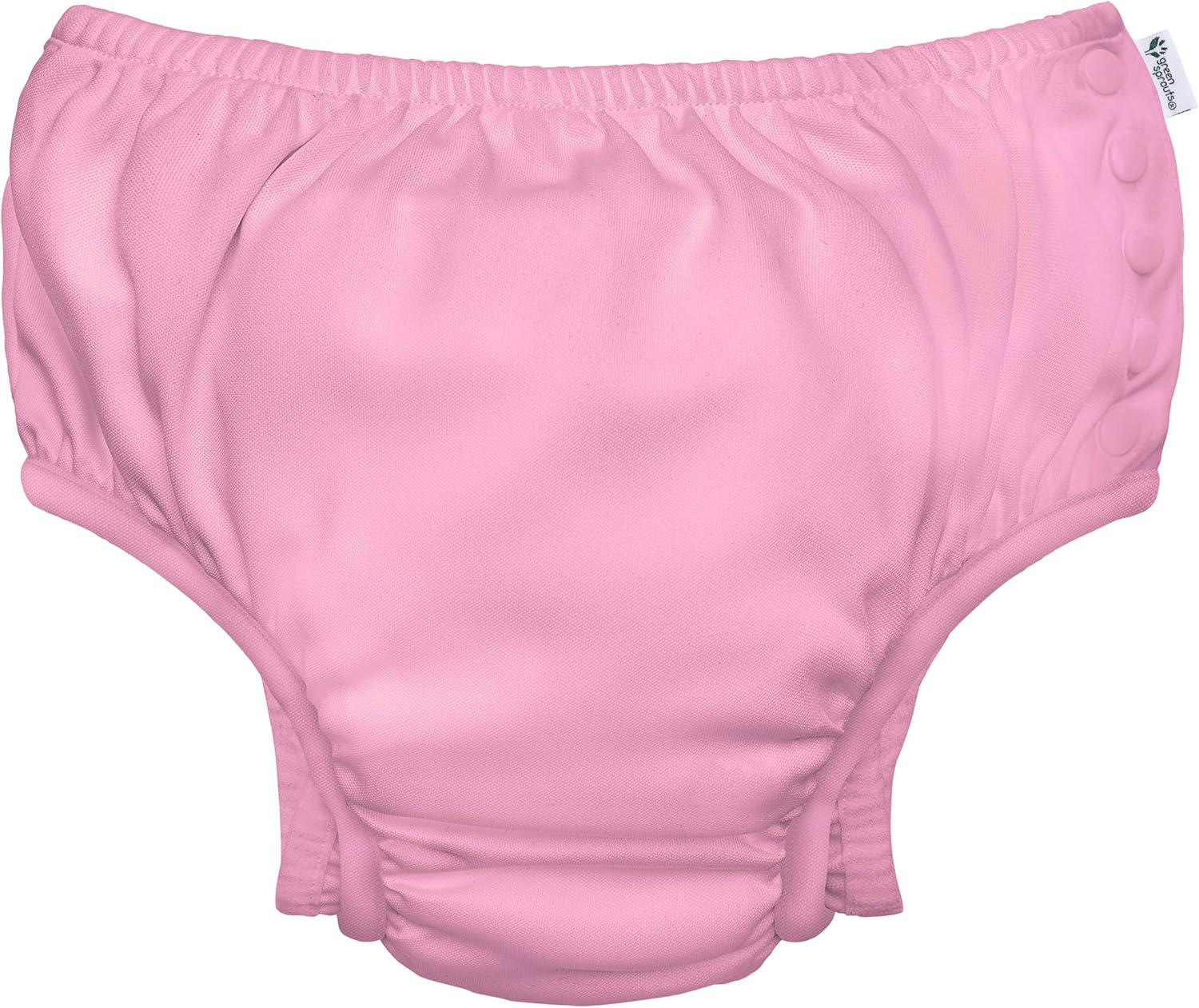green sprouts Baby Toddler Eco Snap Swim Diaper - Pink - 5T