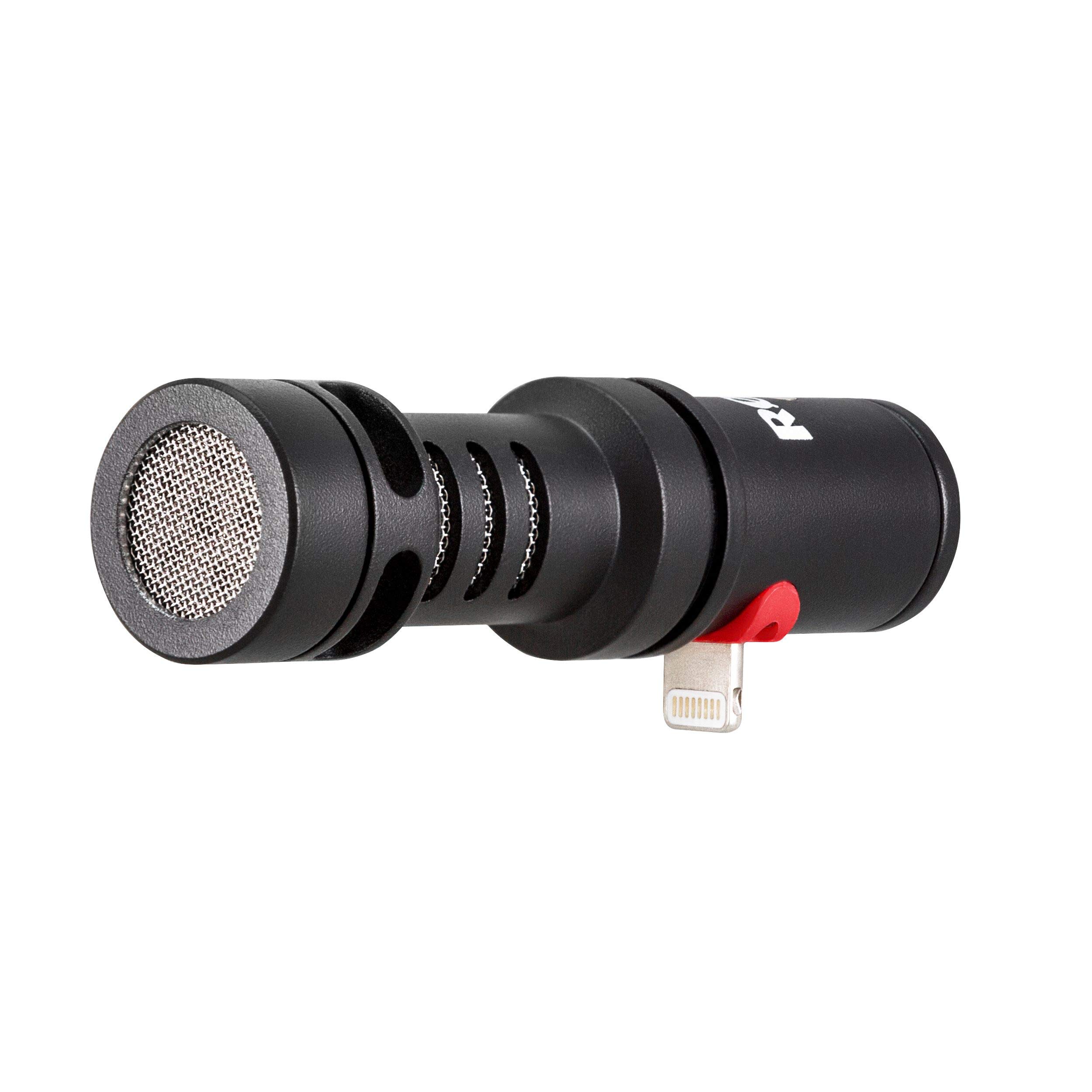 Rode Microphones VMMLMicrofono direzionale compatto iOS con connettore Lightning VideoMic Me-L, 19,5dBA & Manfrotto MTWISTGRIP Twistgrip Morsetto Universale per Smartphone