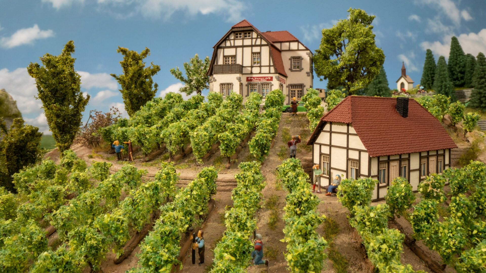 NOCH® Easy Track® Trassenbausatz „Mittelberg“, 1:160 Maßstab für Spur N Modellbau erweiterbar und flexibel