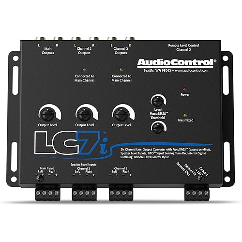 AudioControl LC7i 6-Channel Line Output Converter with AccuBASS