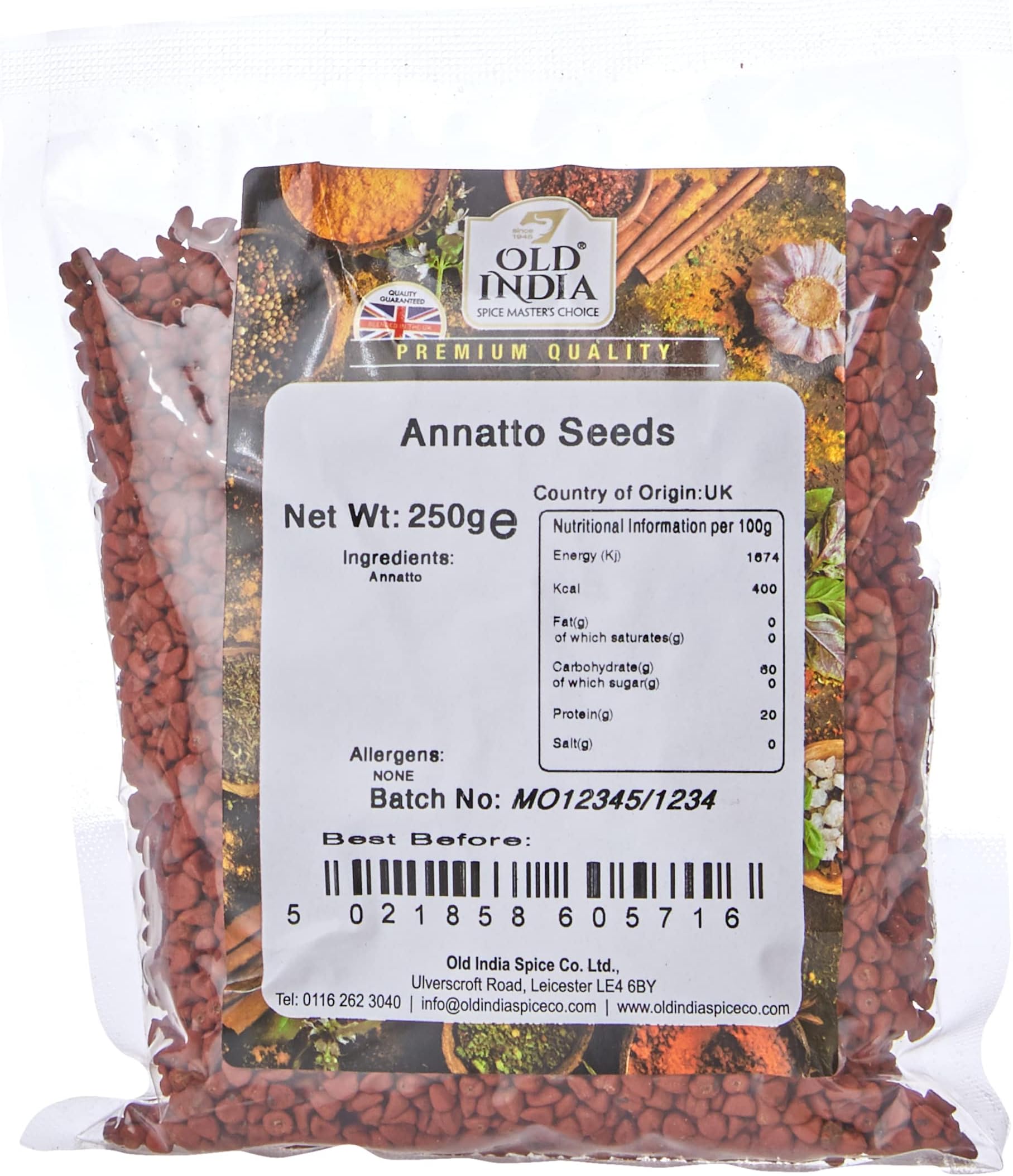 Annatto Seeds 250g