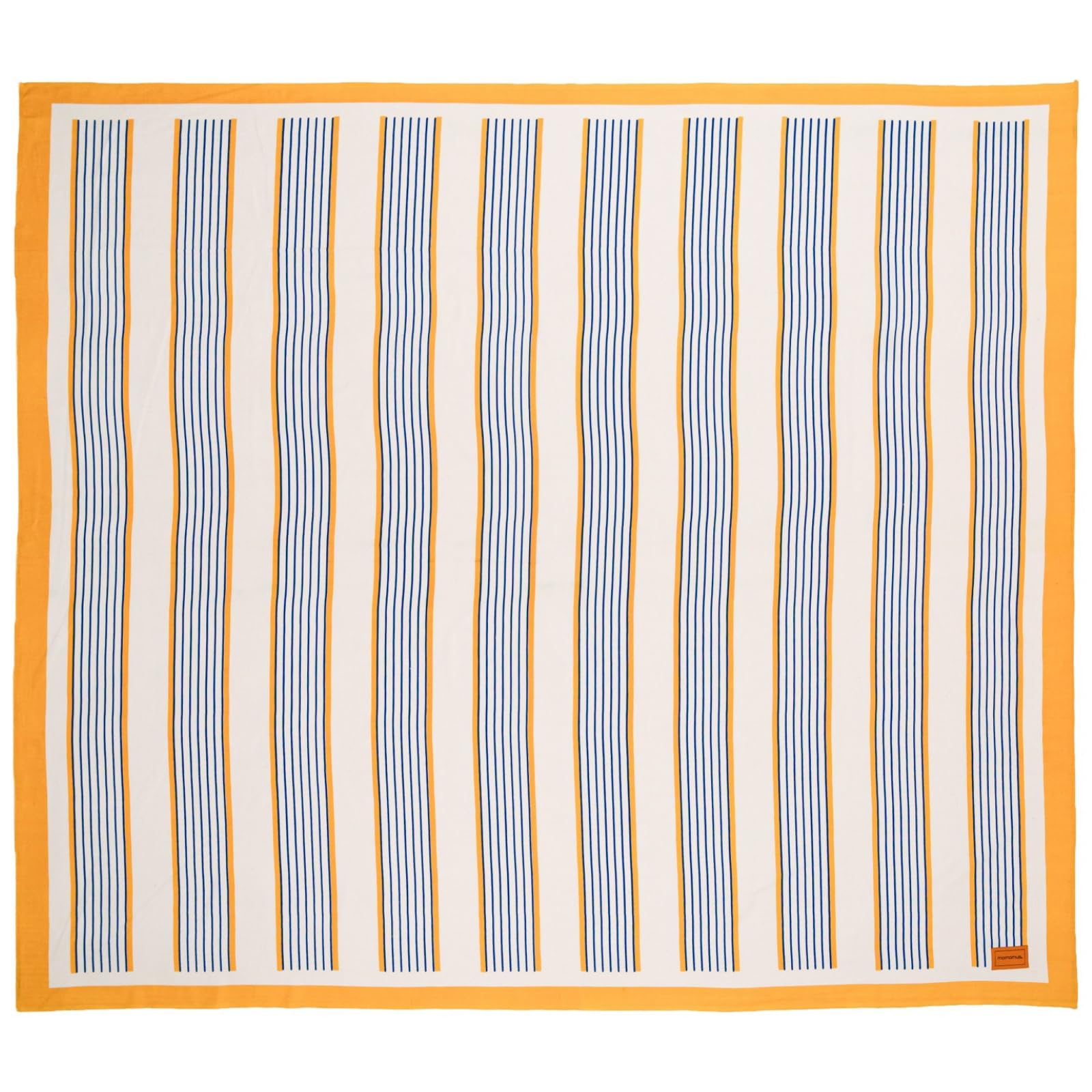 MOMOMUS Toalla de Playa Grande Antiarena Muy Fina, Ligera y Plegable - Manta de Playa Grande o Toalla Pareo XXL, Ideal para Picnic y Piscina - Rayas, 210 x 230 cm