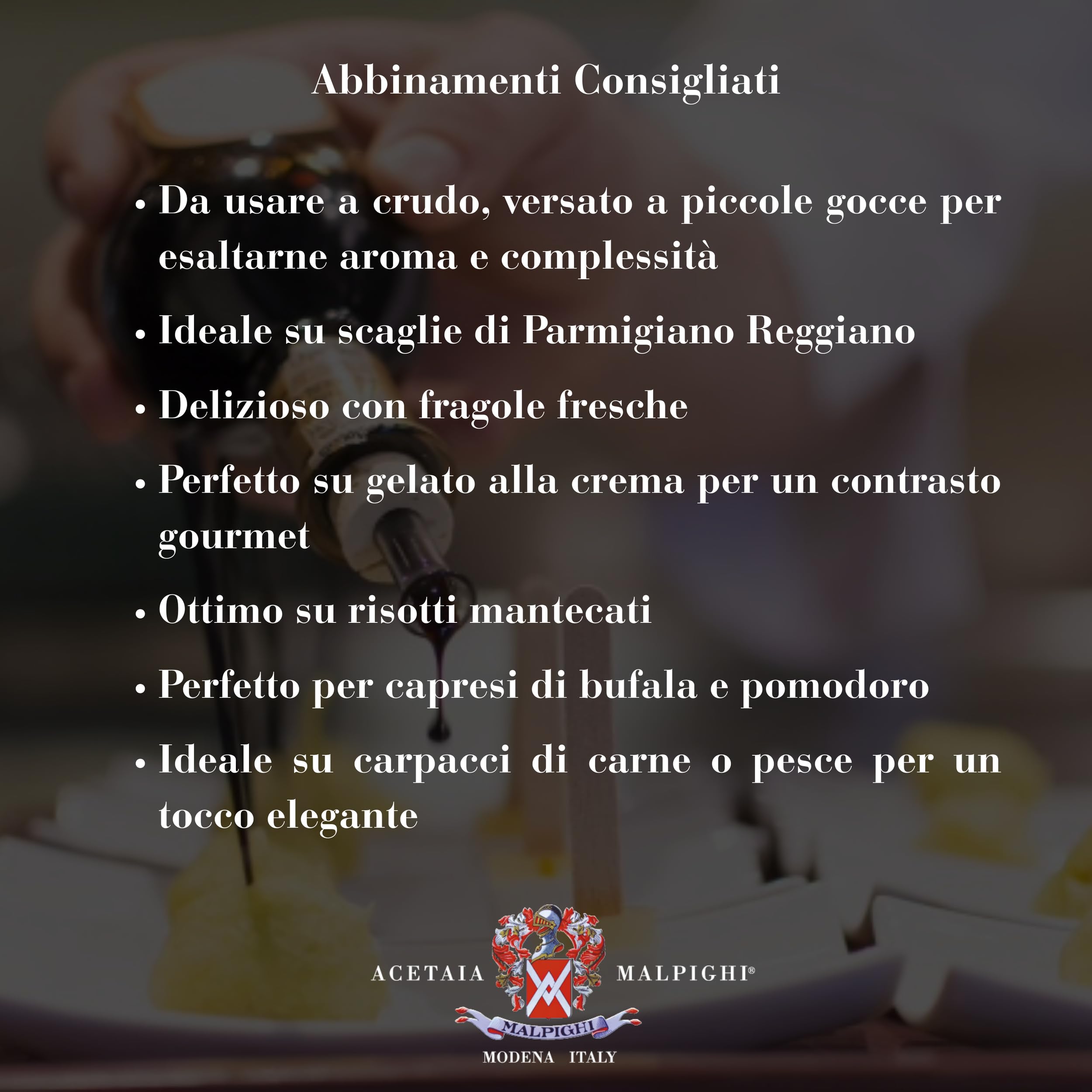 Acetaia Malpighi – Tradycyjny Balsamiczny Ocet z Modeny DOP Extravecchio, Ponad 25 Lat – 100 ml – Tylko Gęsty Moszcz – Wybór dla Haute Cuisine