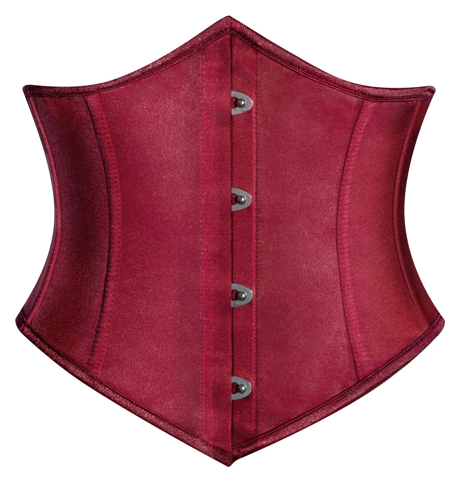 SCARLET DARKNESS Steampunk Pirat Corset for Women UK Halloween Carnival Witchy Clothes Wine 12 โ image 1