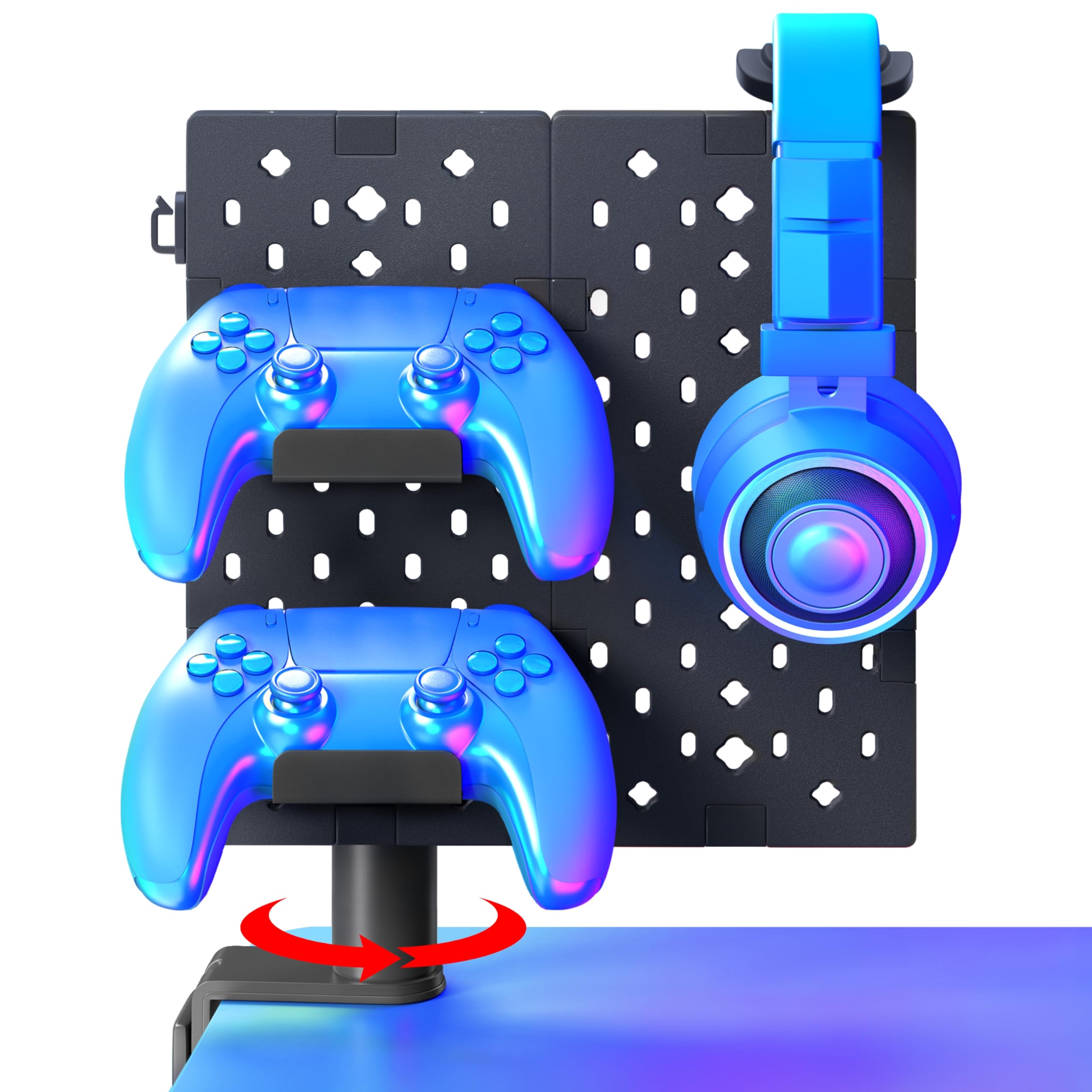 Headset Halterung - Kopfhörer Ständer – Controller Halter - Gaming Zubehör – Kopfhörer Halter – Schreibtisch Zubehör - Kopfhörerständer – Kopfhörerhalter