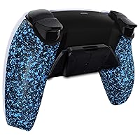 Vista 8 de eXtremeRate Kit de remapeo RISE4 programable azul texturizado para controlador PS5 BDM 010 y BDM 020, placa de actualización y carcasa trasera