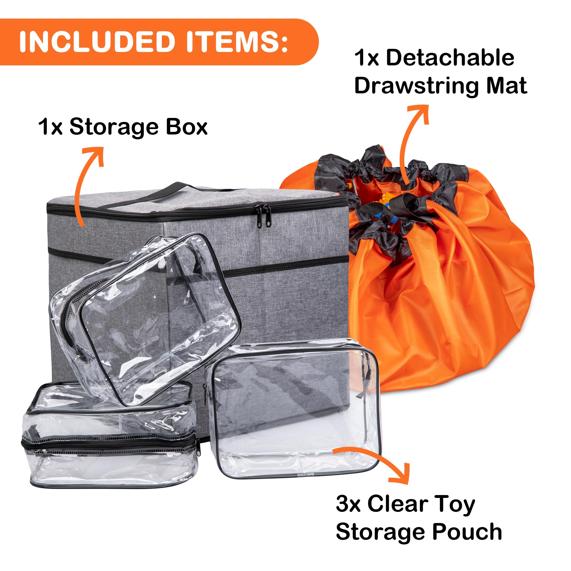 XXL Toy Storage Organizer with 51