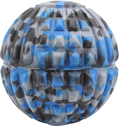 DOITOOL Pelota de masaje plantar con rayas de camuflaje Pelota de entrenamiento de fitness Relajación muscular Accessary EVA Yoga Ball Herramientas