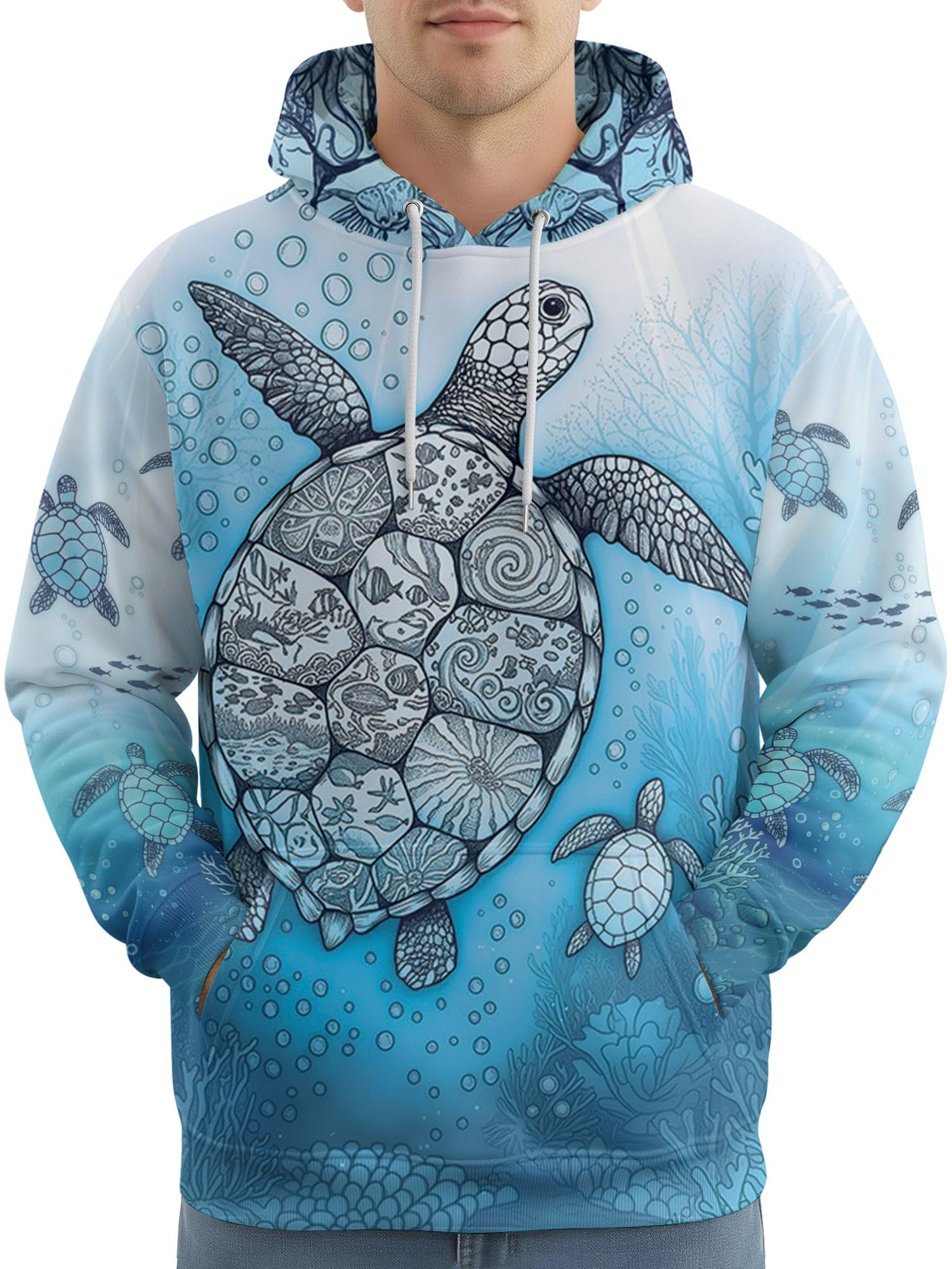 PAGYMO Graphic Hoodies for Men Funny Novelty Pullover Hooded Sweatshirt