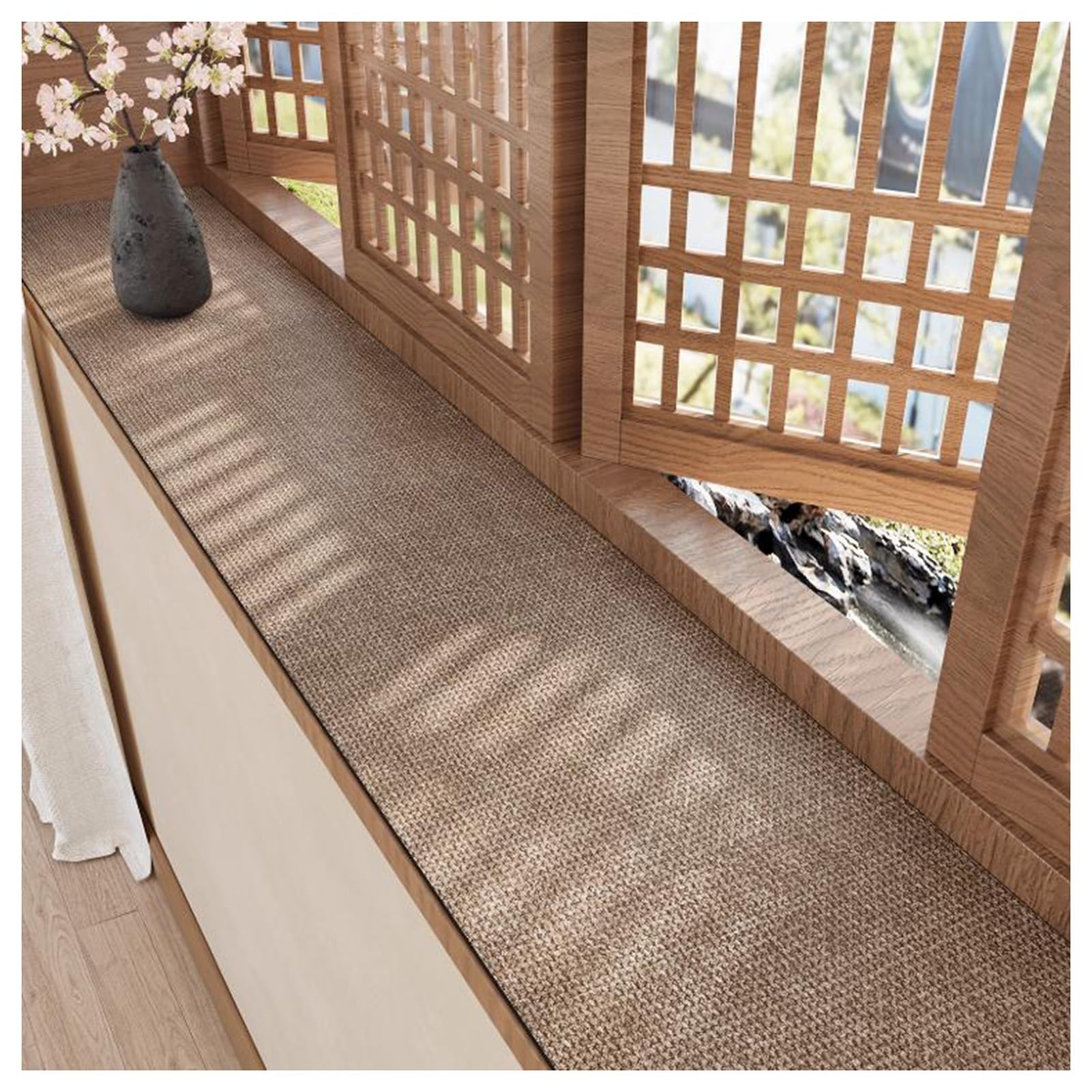 Diatomaceous Earth Mat for Windowsill, DIY Bay Window Sill Mat