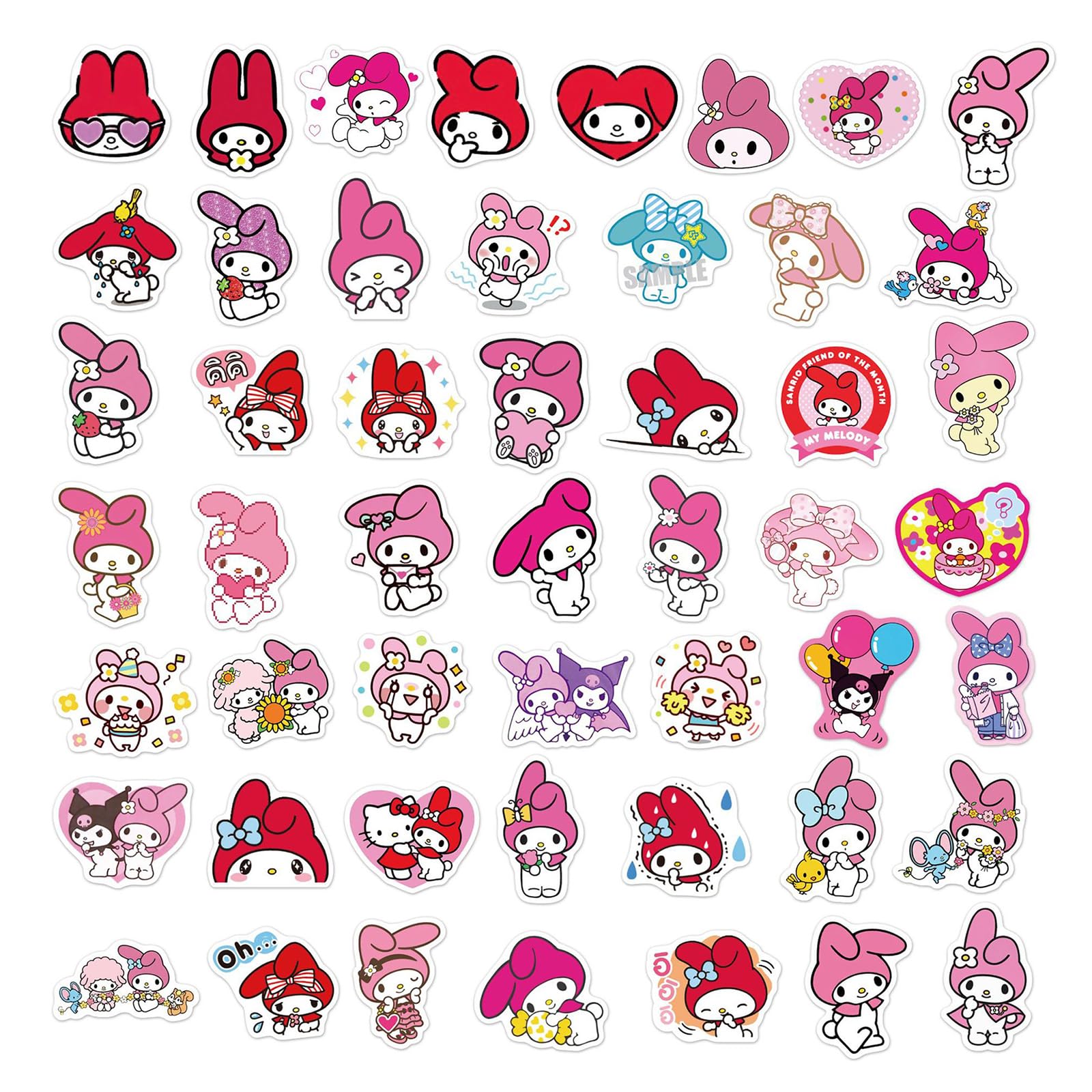 100 Pegatinas Kawaii De Animales Y Dibujos Animados – Impermeables, De PVC, Tamaño 4-8 Cm, Ideales Para Maletas, Portátiles, Patinetes Y Tazas