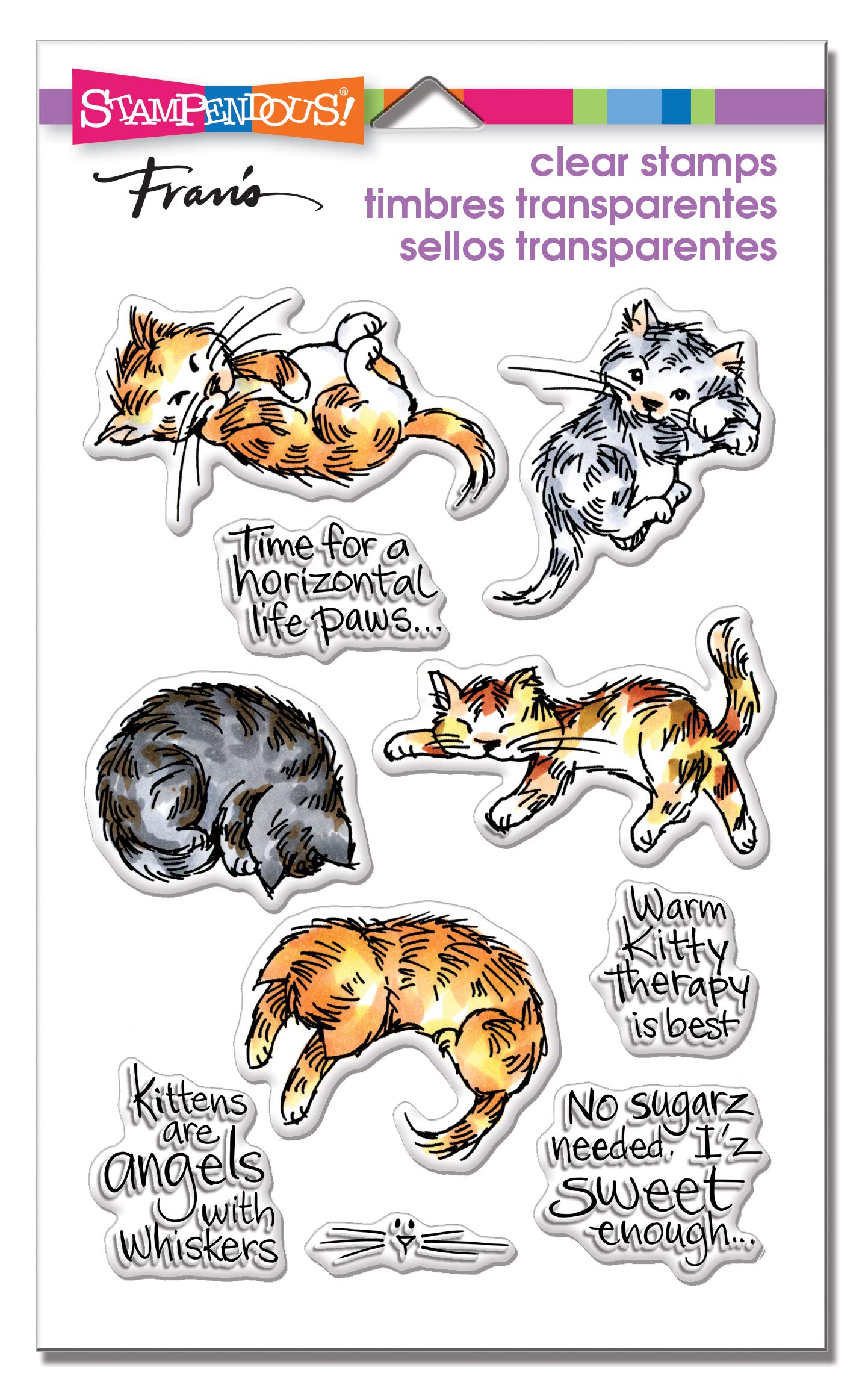 StampendousPerfectly Clear Stamps-Kitty Therapy