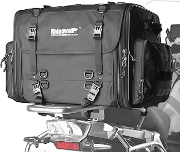 Amazon | Rhinowalk バイク用シートバッグ 60L-80L可変大容量