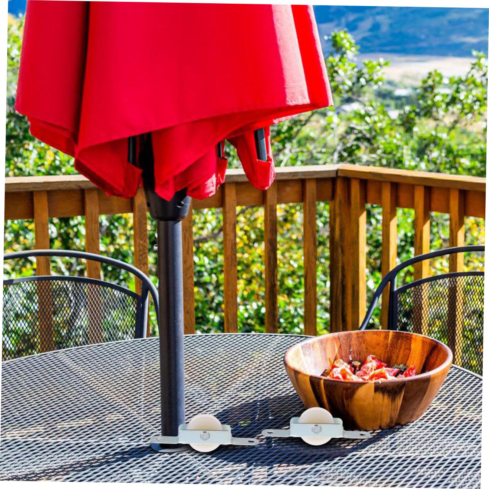 GANAZONO Plastic Steel Material Easy Install Outdoor Umbrella Repair Kit Pulley Bracket for Patio Umbrellas : Tools & Home Improvement