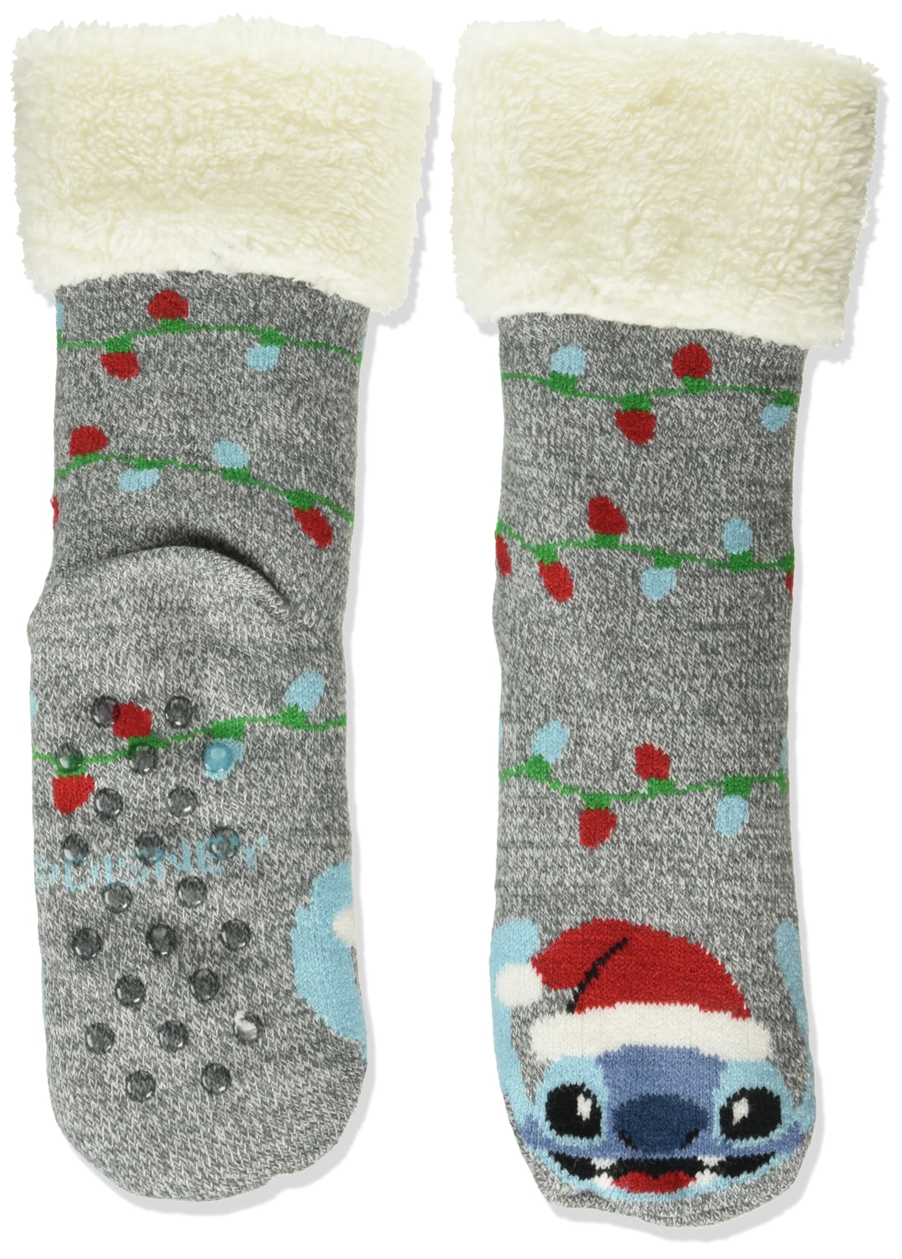 Disney Women's Lilo & Stitch Holiday Cozy Warmer Socks