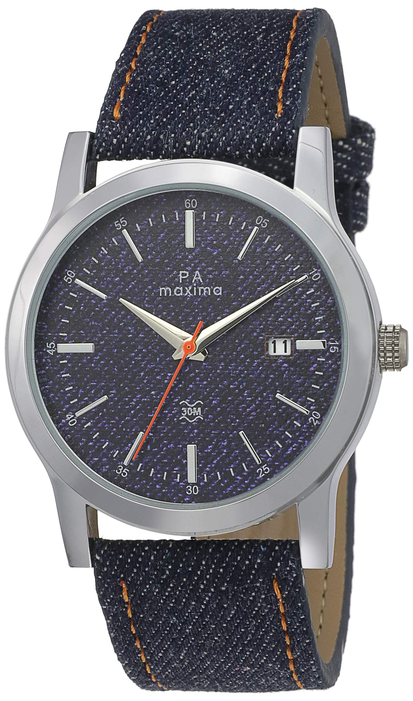 Maxima Leather Analog Blue Dial Men Watch-54220Lmgi, Black Band (B07JNNRDXK) Amazon Price History, Amazon Price Tracker