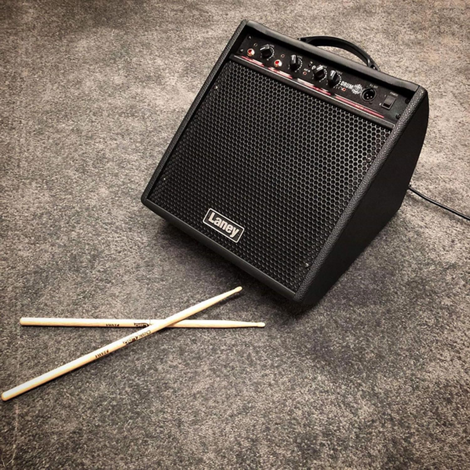 Laney DH-80 - Amplificatore per batteria elettrica con cavo XLR