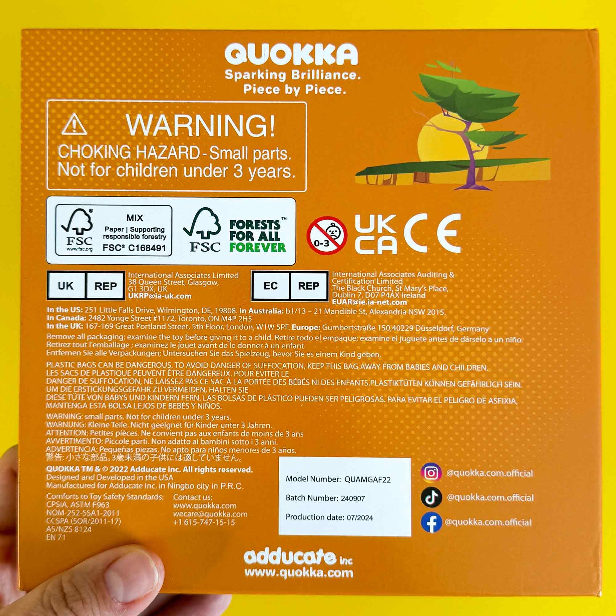 QUOKKA Magnetyczna Gra Dla Dzieci W Wieku 2-3 Lat – 20+ Elementów Afrykańska Gra Magnetyczna – Aktywność W Samolocie Dla Maluchów – Zabawki Edukacyjne Do Podróży – Gry Podróżne