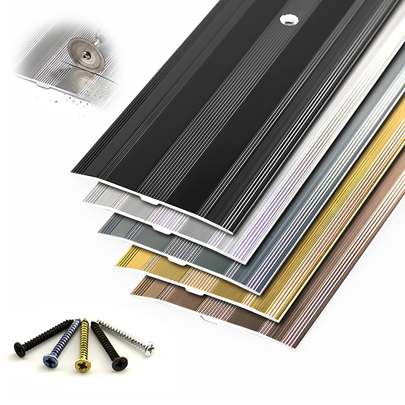 Perfil De Transición AluminioTira De Umbral Para Suelos De Madera, Cerámica