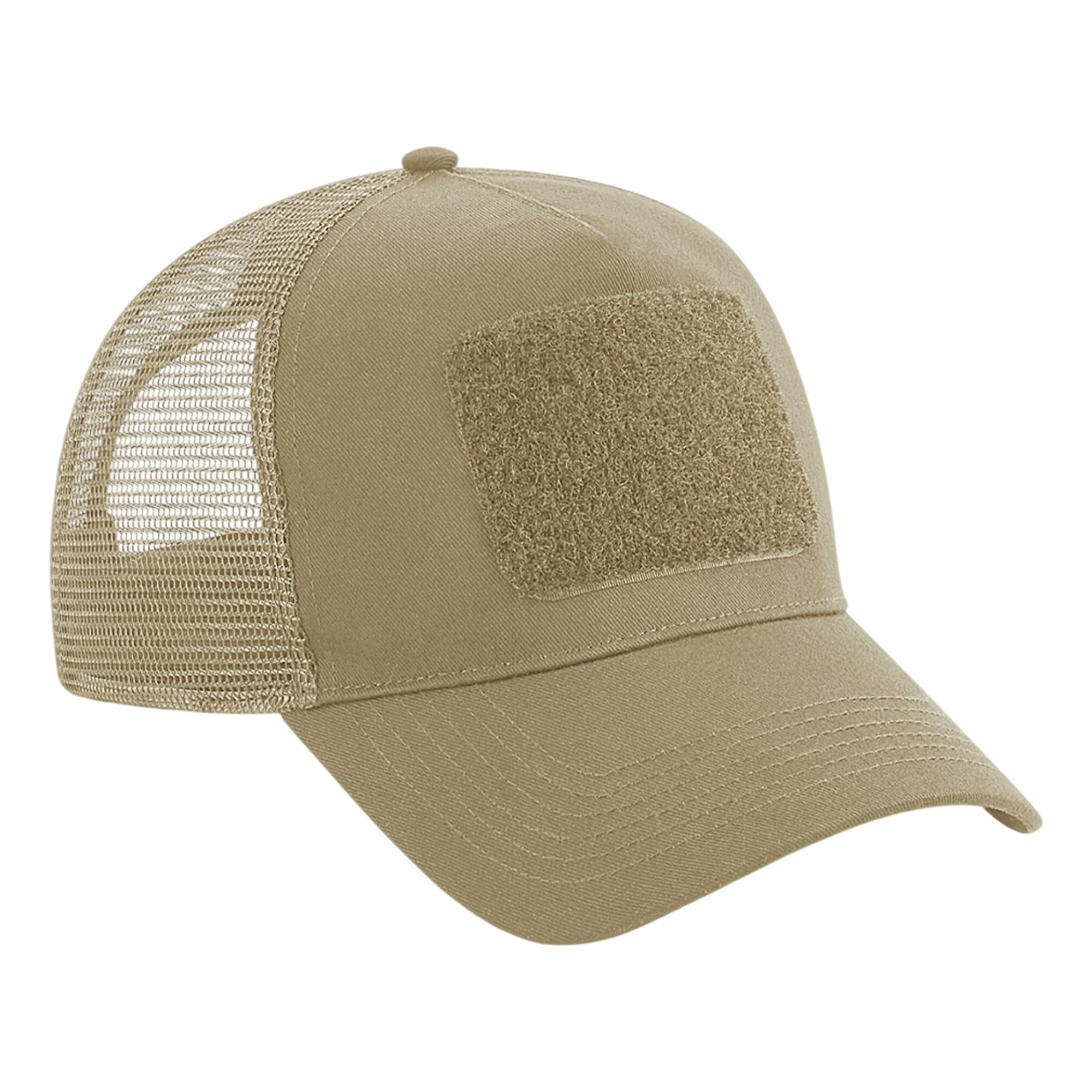Beechfield B641 Patch Snapback Trucker Desert Sand