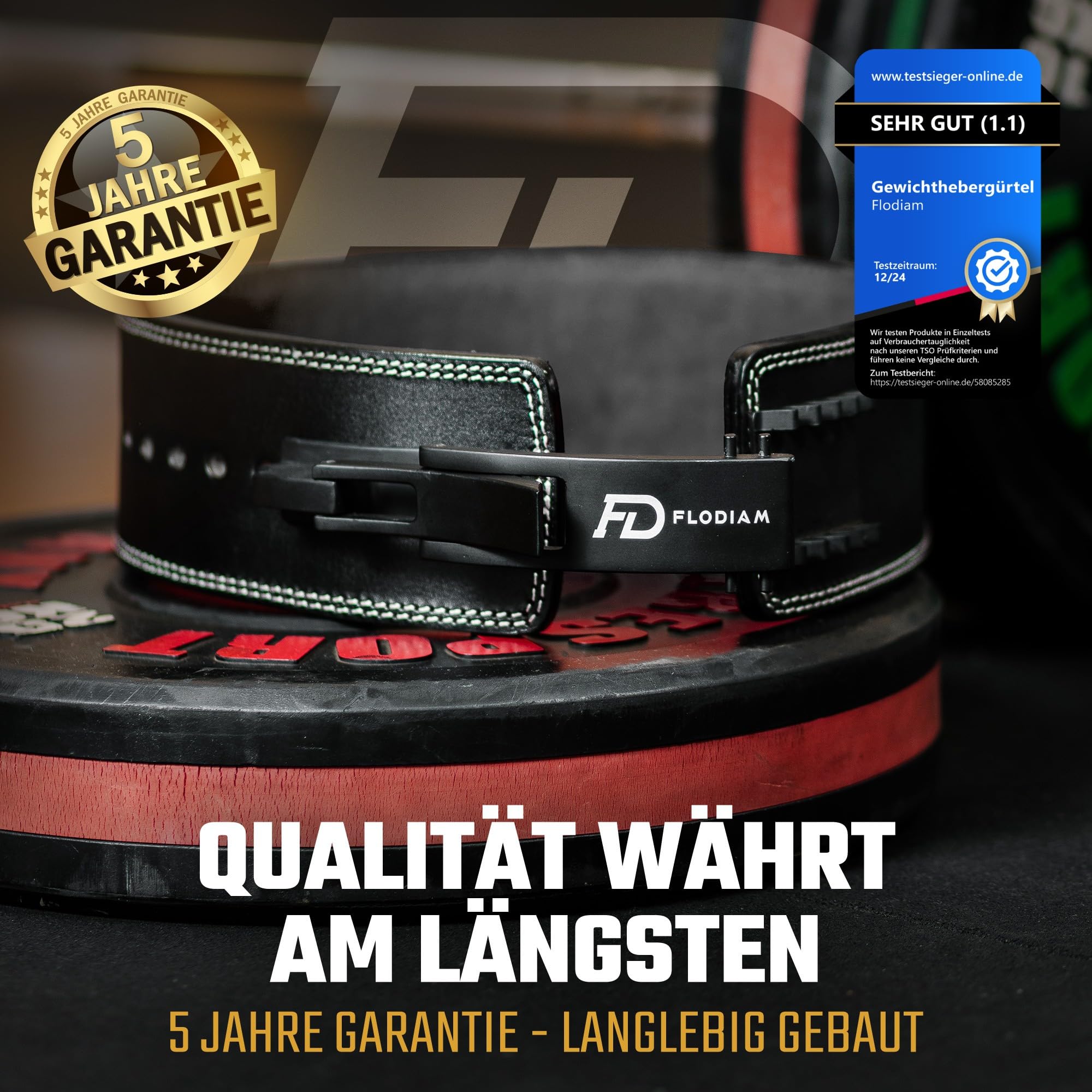 Profi Gewichthebergürtel Full Power Design Herren & Damen [Schnellverstell] Hebelverschluss Gym Lifting Belt Fitness Gürtel Büffelleder Weightlifting Powerlifting - Jetzt Größe Wählen!
