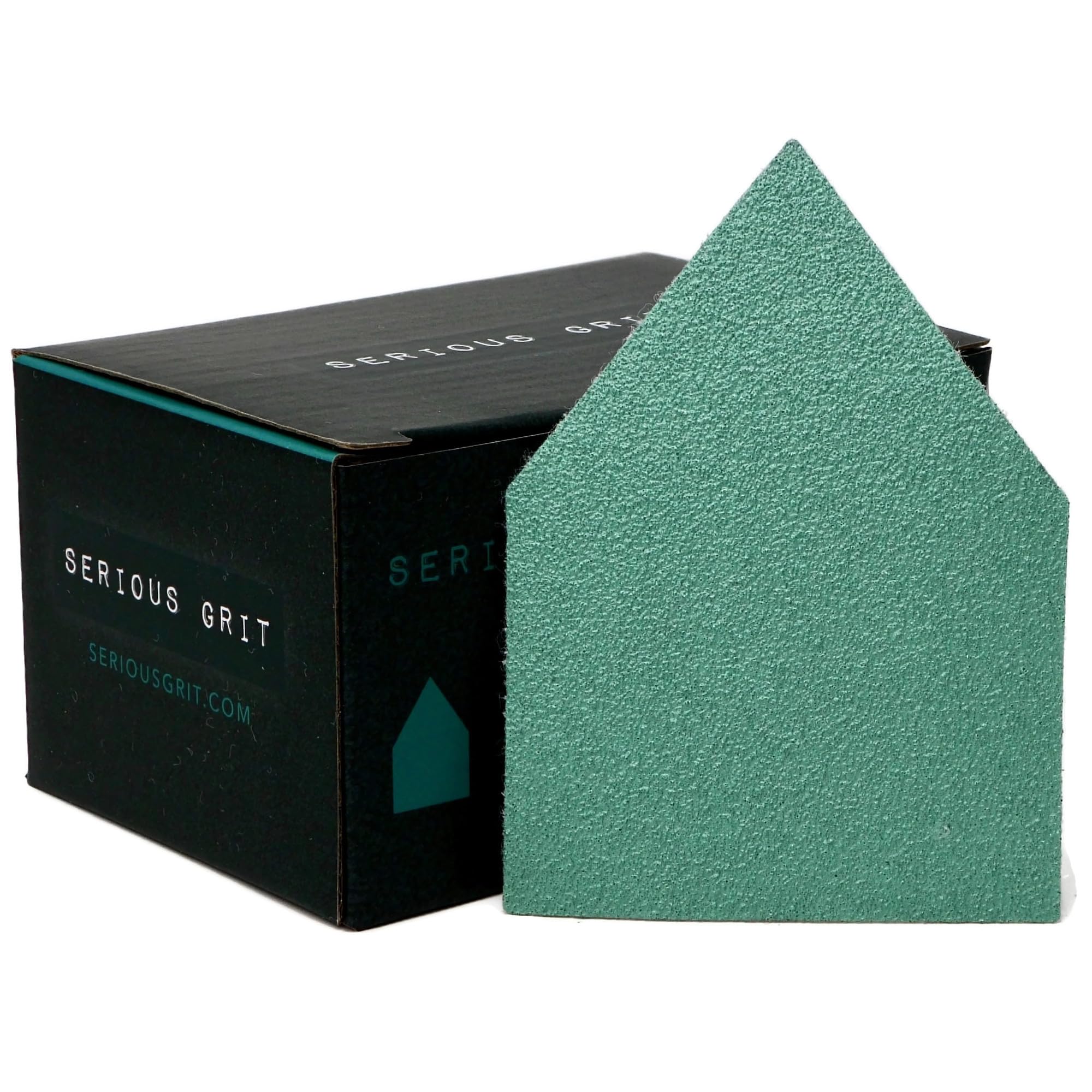 Serious Grit - 90x65mm P80 Grit Sandpaper for Milwaukee M12 Fuel - 50 Pack