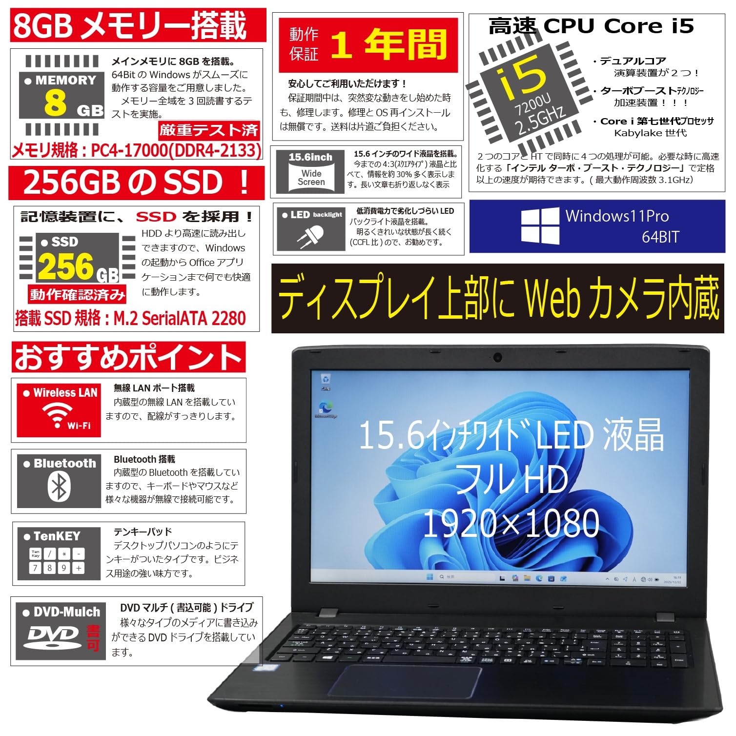 Amazon.co.jp: 中古パソコン Travelmate P259 G2M-F58U Windows11