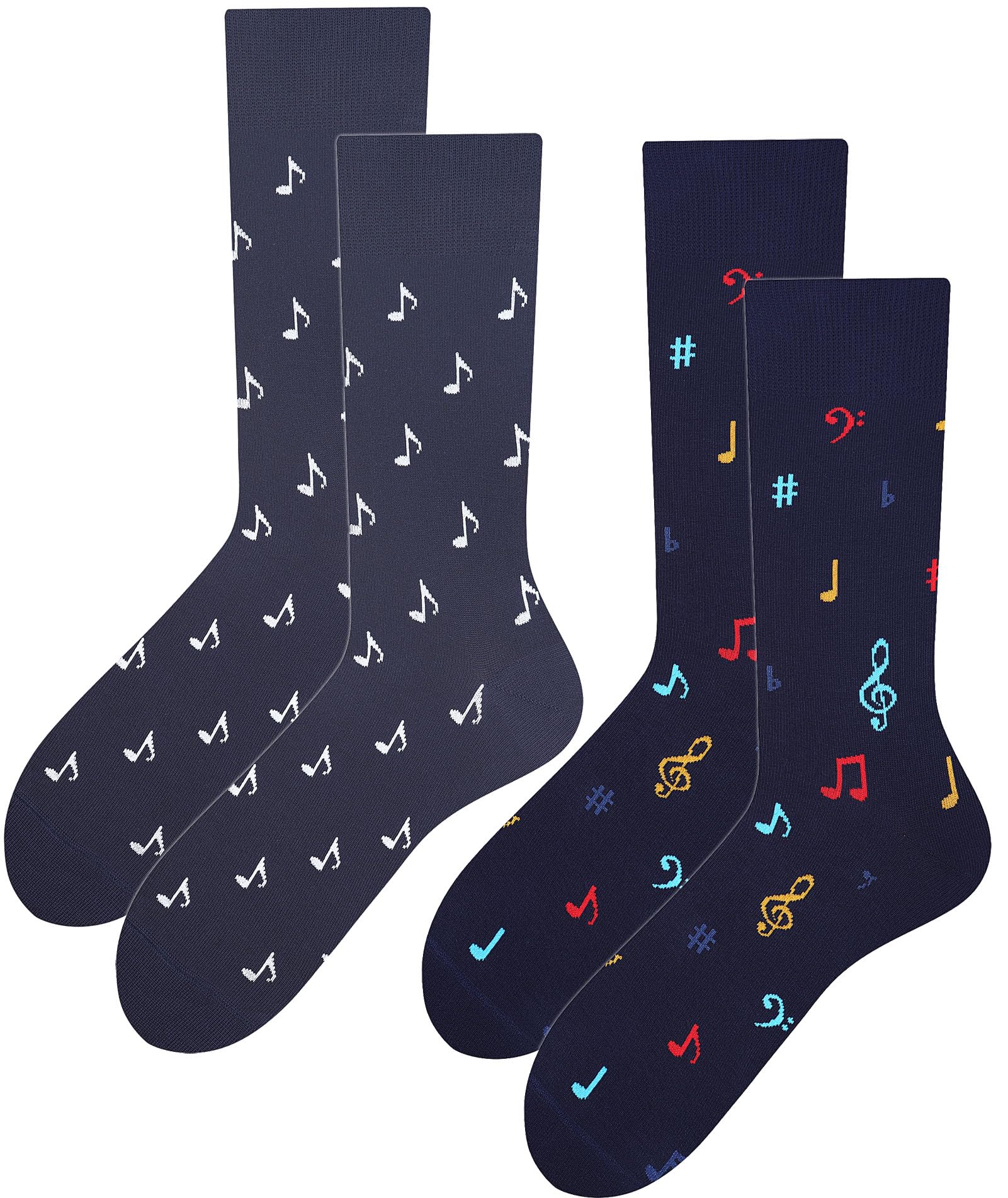 Todo Calcetines Divertidos Hombre y Mujer, Calcetines Fantasia con Motivo, de Colores