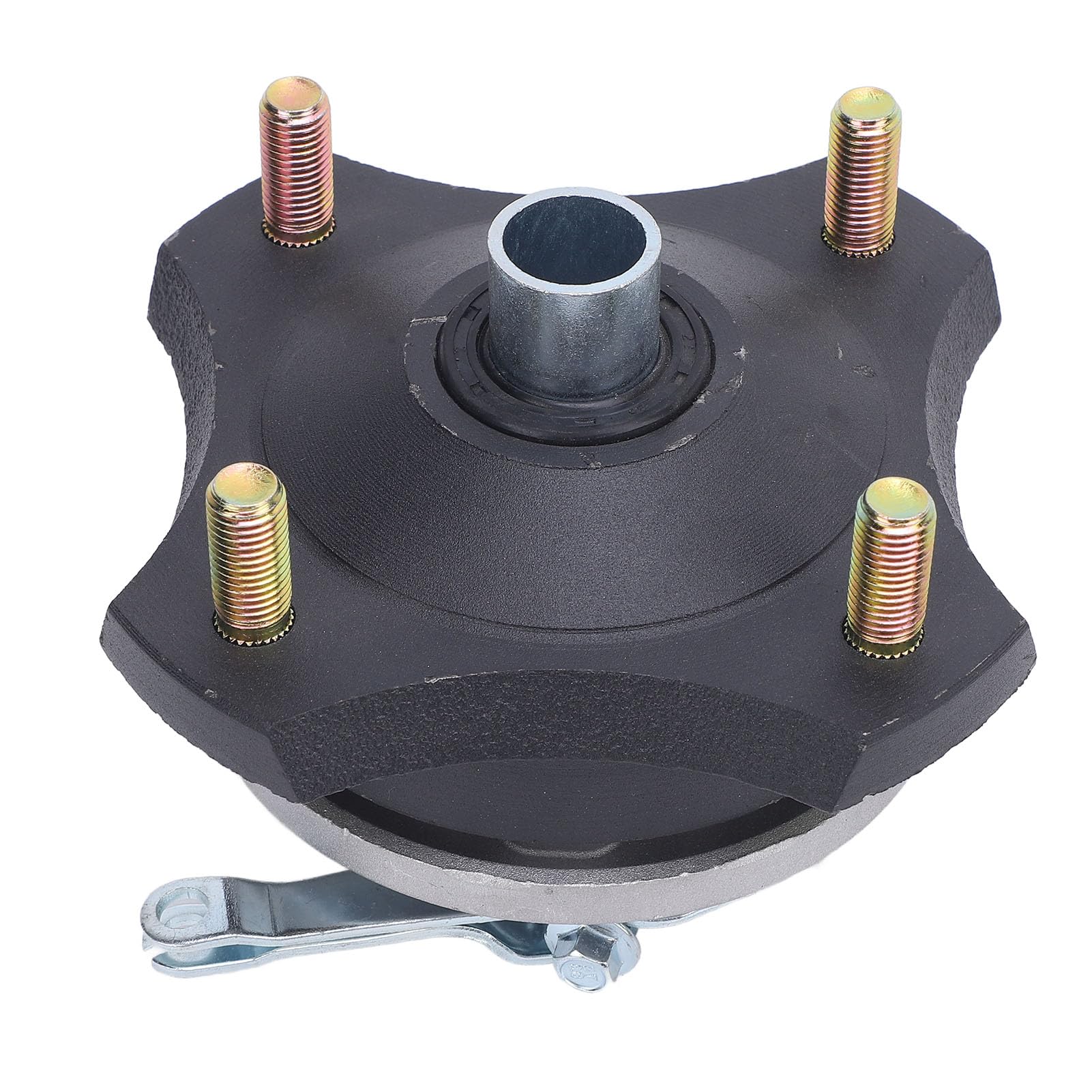 Jeffergarden Hub Bici Freno a Tamburo, Lega di Metallo Facile Installare di Batteria Freno a Bullone 4xm10 per 110 ATV GO Kart Utv