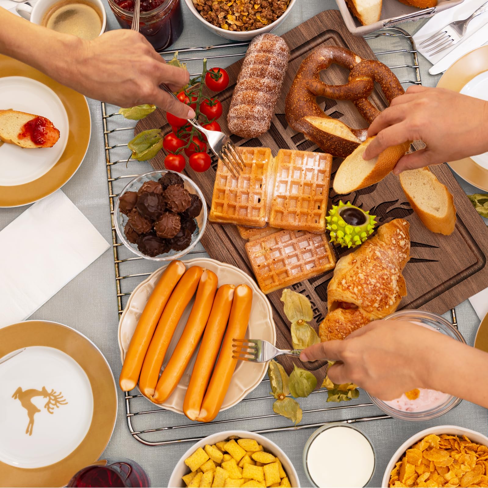 Regalos para el día del padre para papá – Tabla de cortar grabada en nogal de alta calidad, regalo de cumpleaños para papá, regalos personalizados para papá, regalos de cocina geniales para papá de