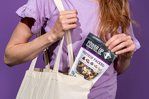 Miniatura 5 de Power Up Protein Packed Trail Mix Gourmet Nut - Mezcla de frutos secos sin OMG vegana sin gluten apta para dietas cetogénicas y paleo sin