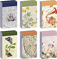 Vista 18 de 6 juegos de 300 piezas de pegatinas Washi, libro de pegatinas de sueños coloridos para el diario, pegatinas de papel decorativo DIY para álbum