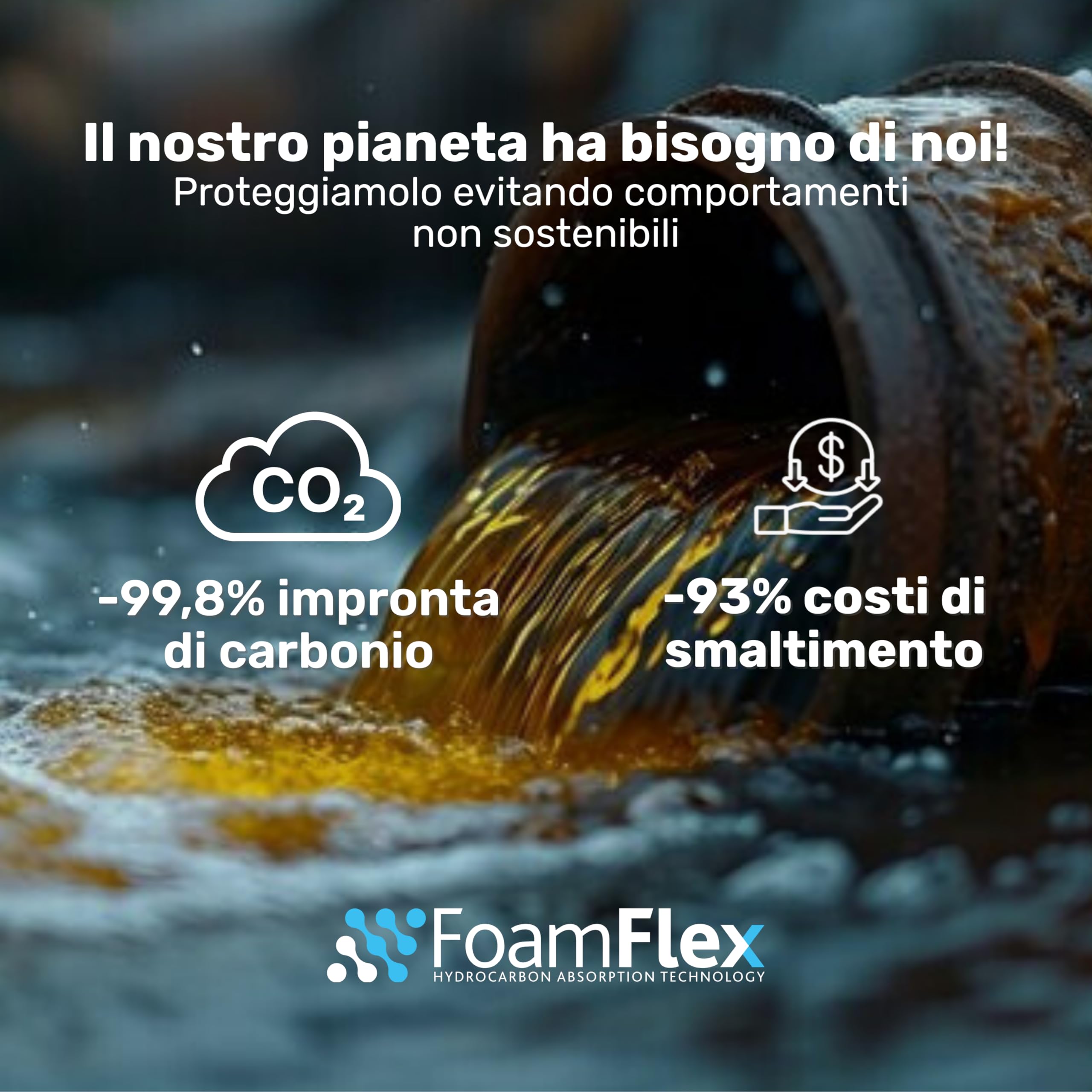 Spill Kit Small, con Spugne Oleoassorbenti e Idrorepellenti Riutilizzabili, Kit Completo per Sversamenti Olio e Liquidi Industriali, Capacità 350L