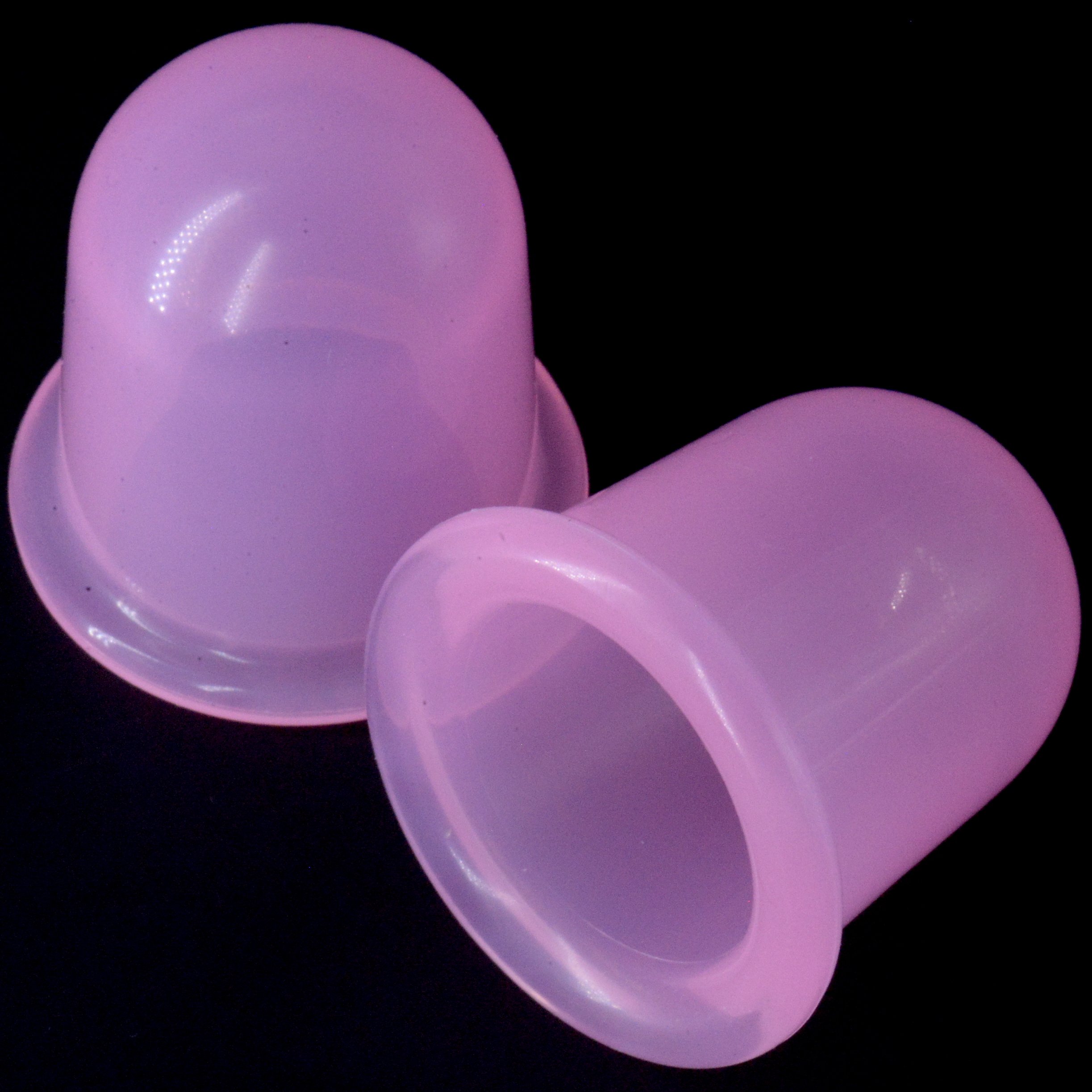 Cupping Set for Body Detox - (Skin Surface Area: 1.5 Inch) [2-Pack Pink] for Skin Therapy/Anti Cellulite/Alternative Medicine Treatments